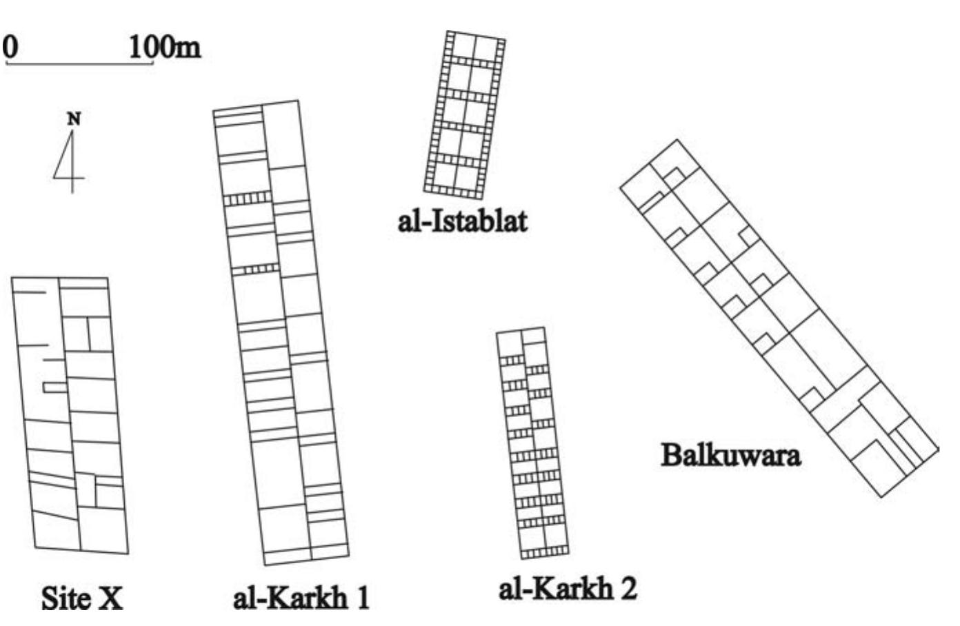 Examples of blocks of cantonment houses  oriented toward the settlement of families, as is also indicated by the caliphal policy of buying Turkish slave girls to marry to the Turks.  Hilal al-Sabi’, in Rusum dar al-khilafa, has an entertaining text on how to calculate the average population of a house, which he unfortunately combines with the number of baths to reach 96 million as the total population of Bagh- dad:3* “We find that one house may contain 20 people, while another may contain two, three, or more or less than that. However if we desire a middle and reasonable course, which leaves no room for doubt, we take half the twenty, and double the three, and by adding these we have sixteen. When we take half the sixteen, we come up with eight people, including men and women, old and 