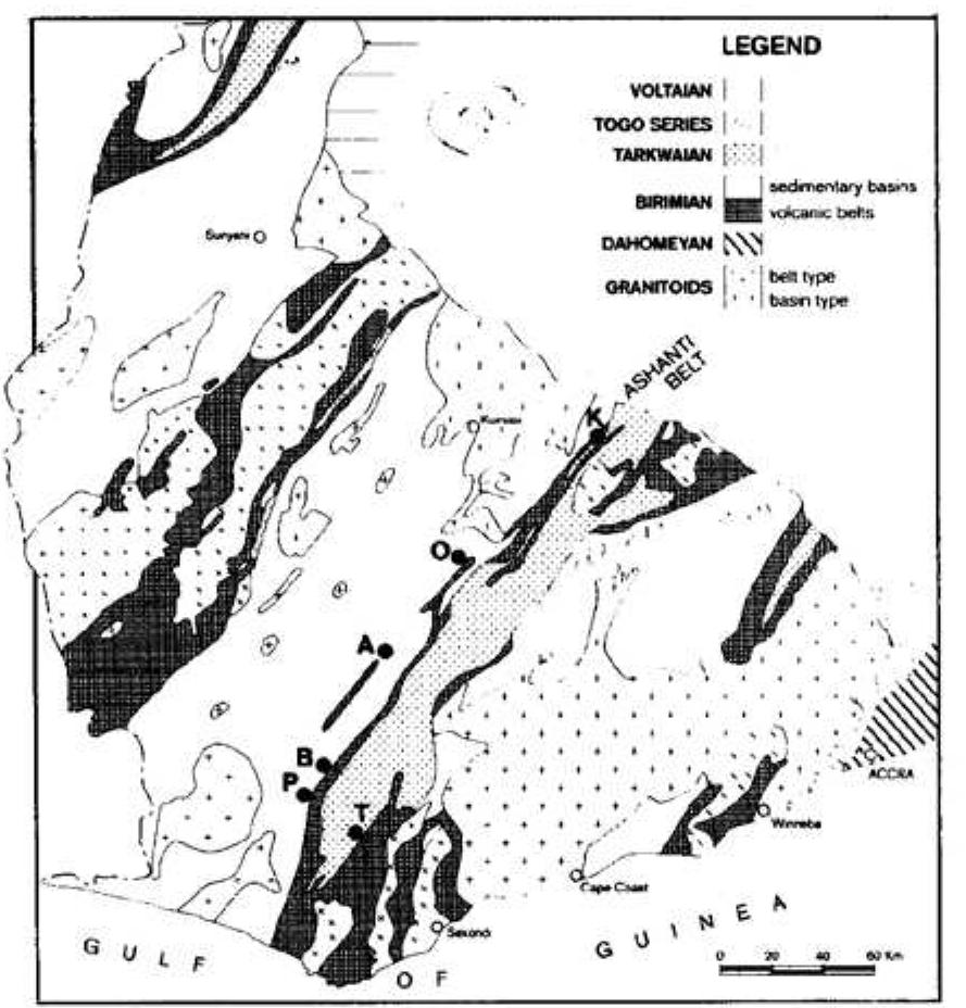 Brimian Rocks Figure 5 - from Gold Mineralisation in the Kirk Range Area