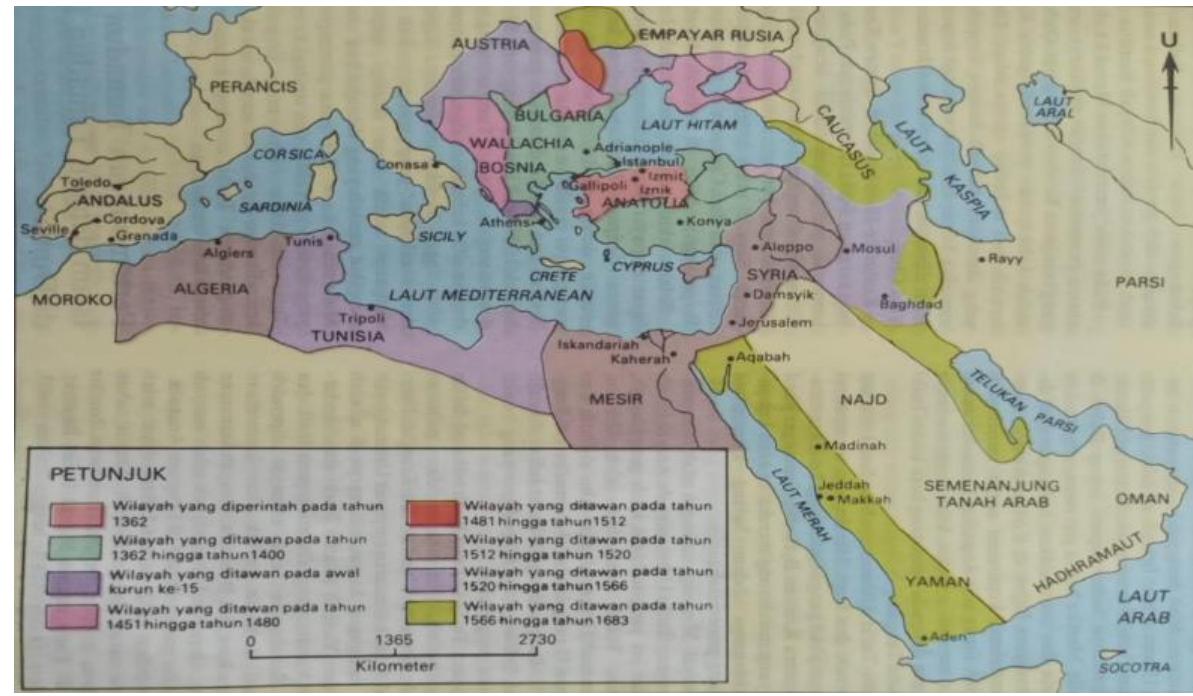 Map 2: The map of the Ottoman Empire.*” 