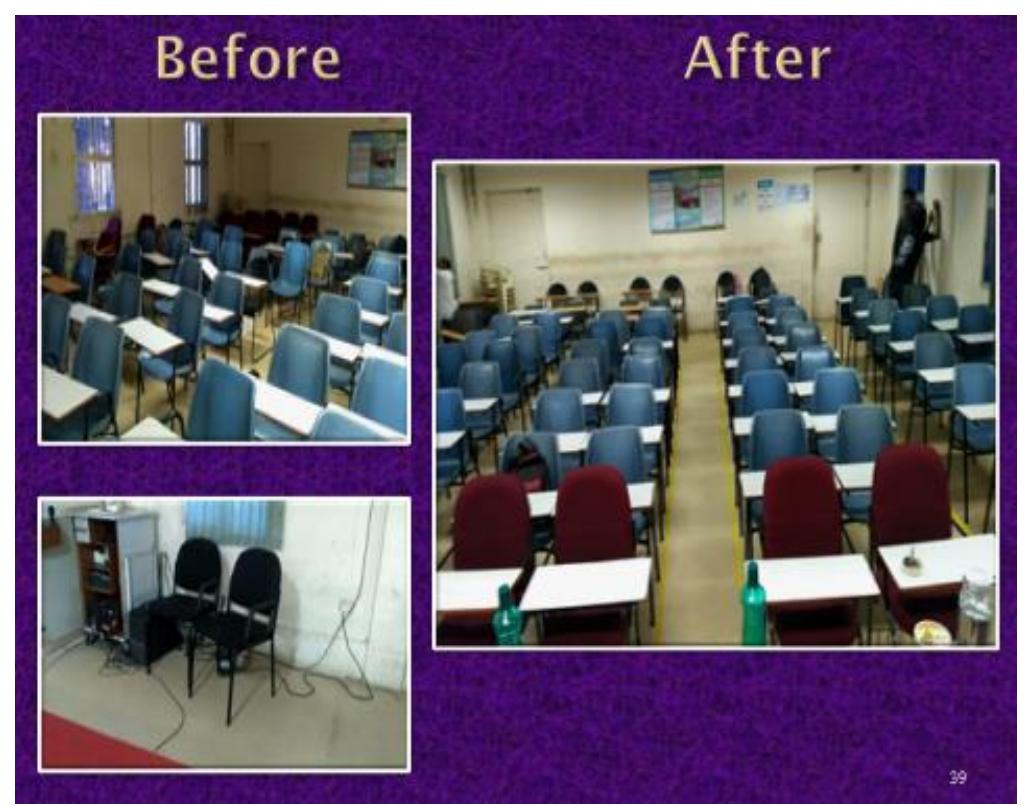 Before & after (meeting hall) fig. 23. before & after