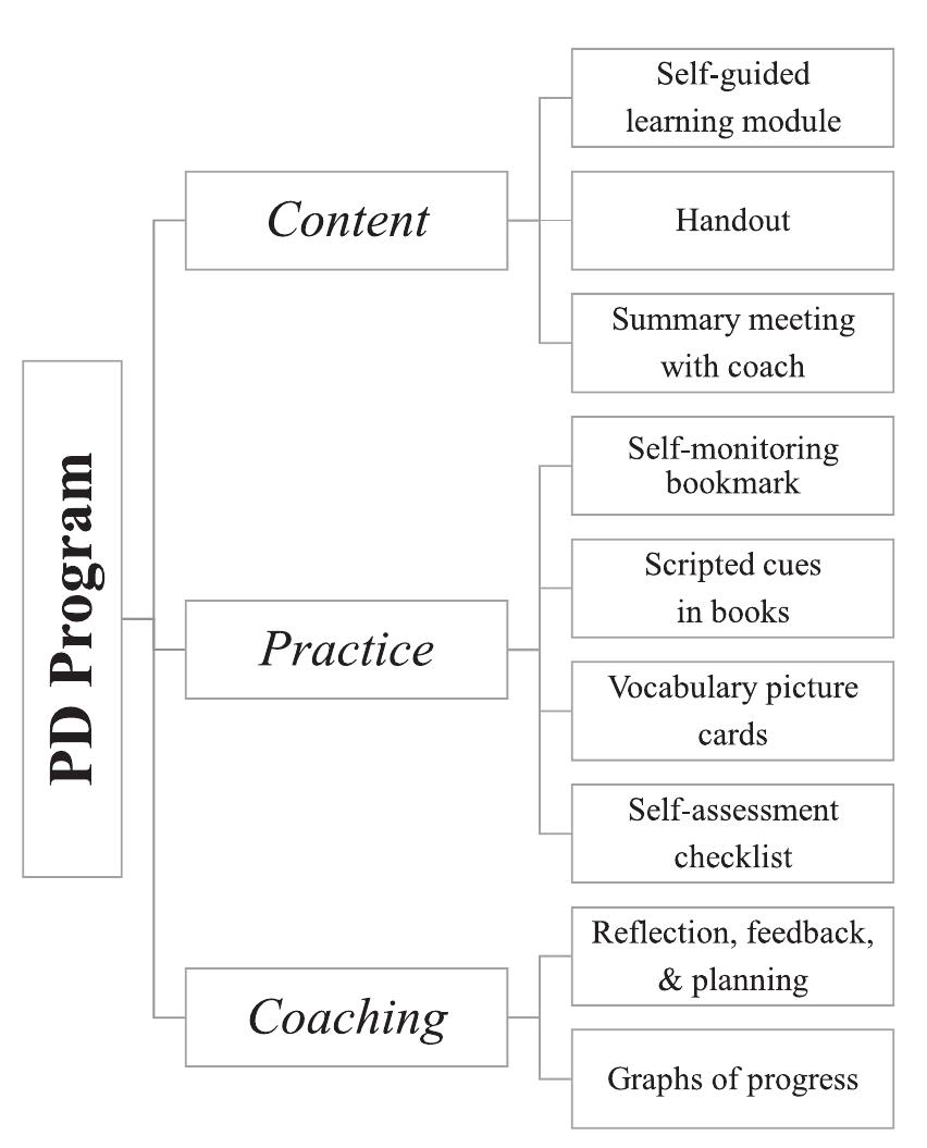 Fig. 2. Components of the professional development program. 