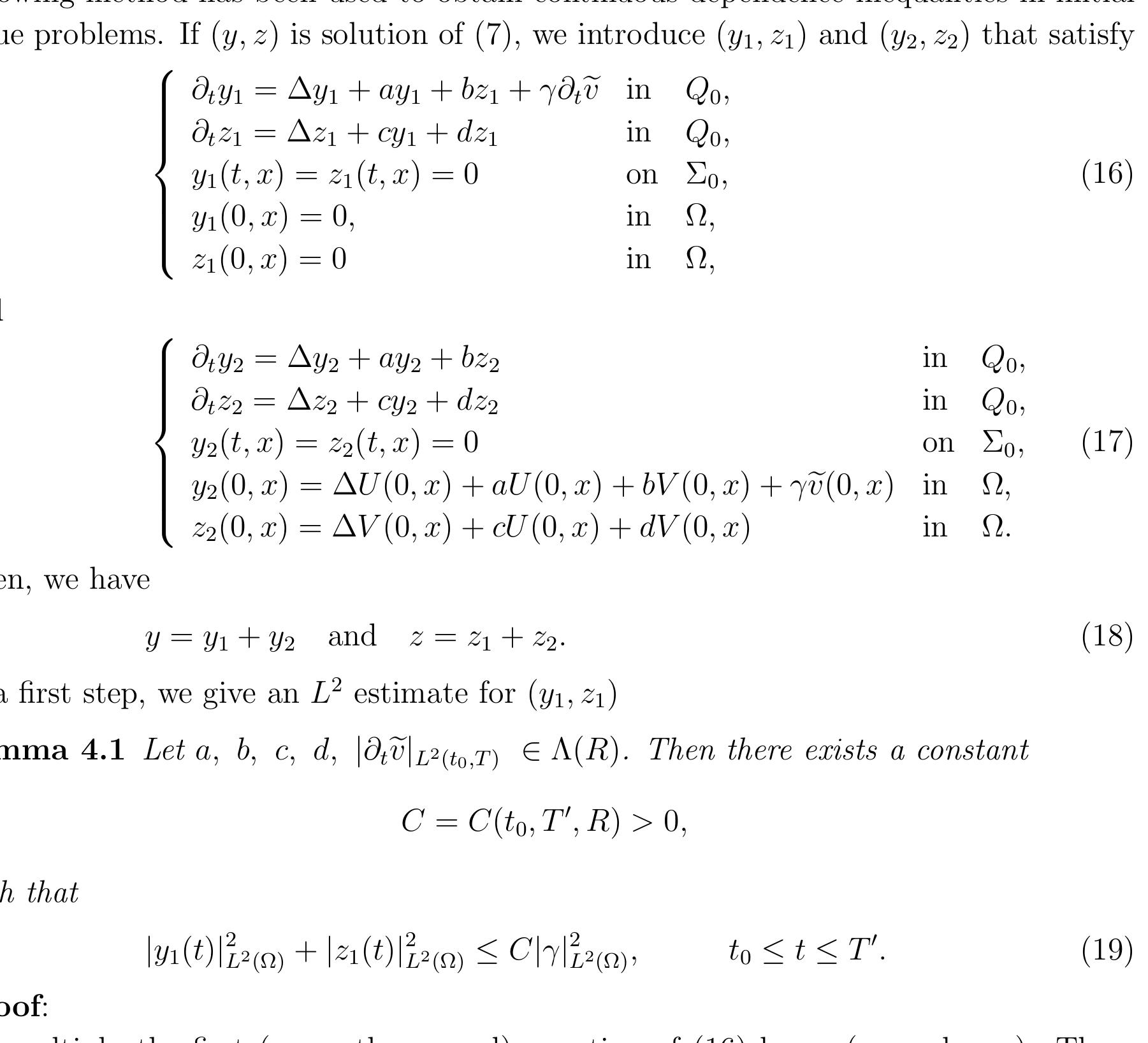 (PDF) Inverse problems for two by two reaction-diffusion system using a ...