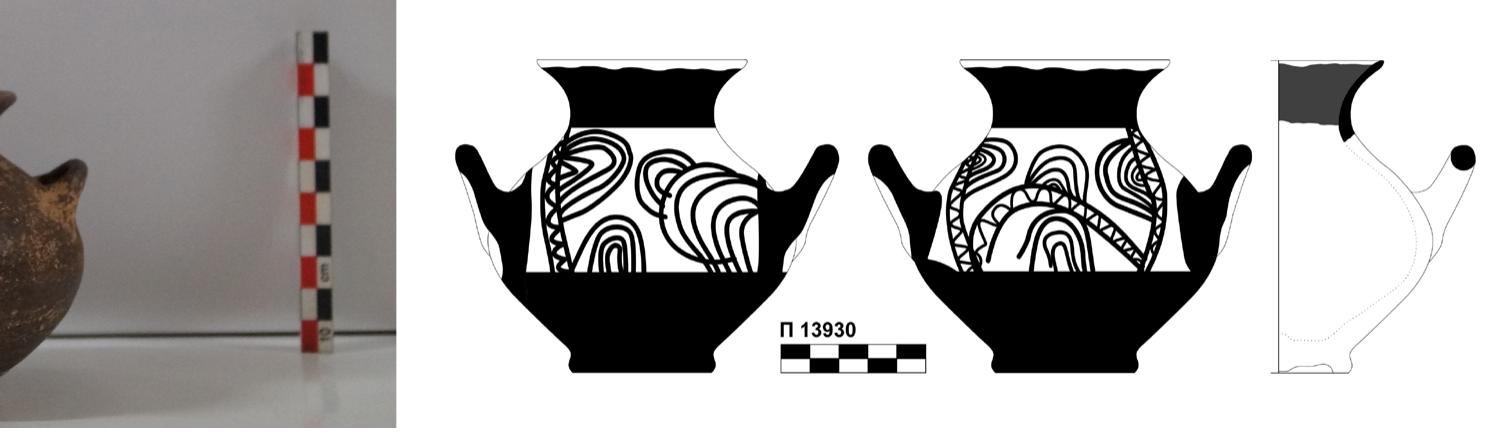 Fig. 86. 1113930/I1108 amphora FS59 from Ag. Georgios of Persaina.  Fig. 84. 1113964/T1023 amphora FS58 from Ag. Georgios of Persaina. 
