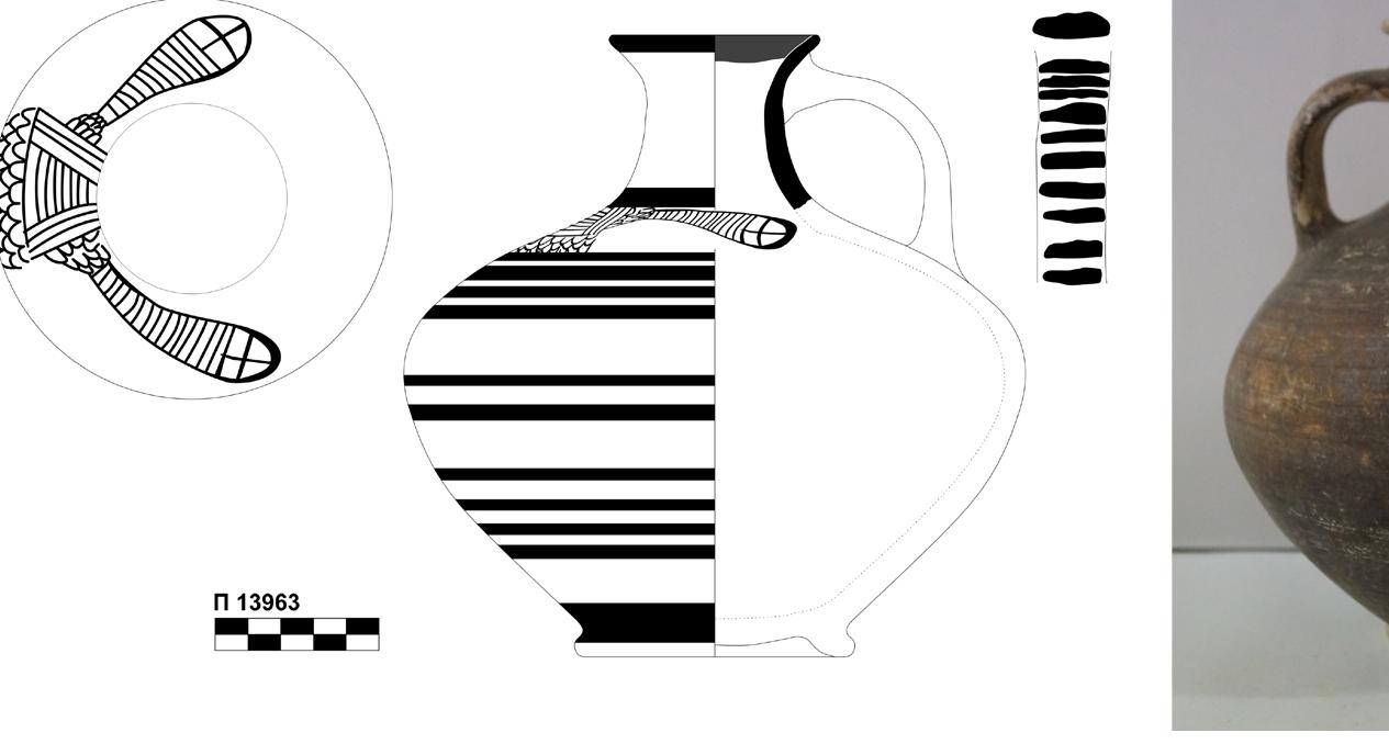 Fig. 89. 1113963/11022 lekythos from Ag. Georgios of Persaina.  Fig. 90. 1113932/11110 lekythos from Ag. Georgios of Persaina. 