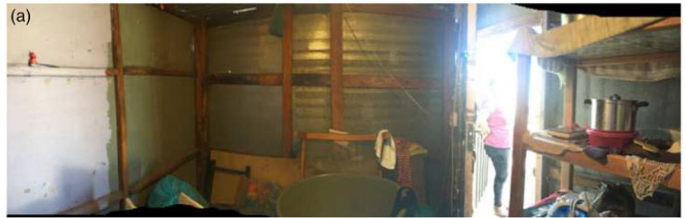 Figure 4a. Interior of backyard dwelling. 