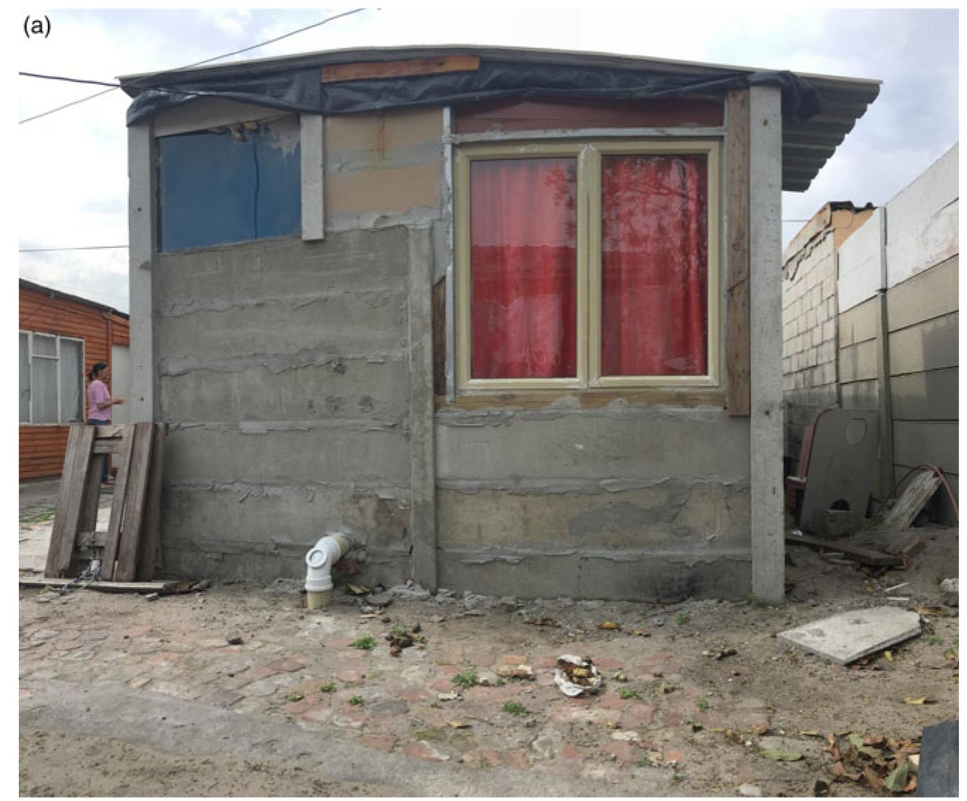 Figure 5a. Upgraded shack exterior. 