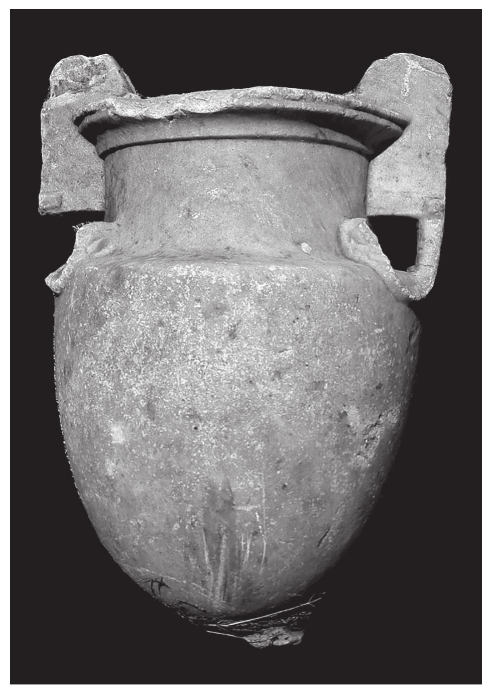 Figure 11. Marble krater from Kamari, Kephalos, Kos. Inv. no. [1041 (© Ministry of Culture and Sports/Ephorate of Antiquities of Dodecanese/Archaeological Receipts Fund). 