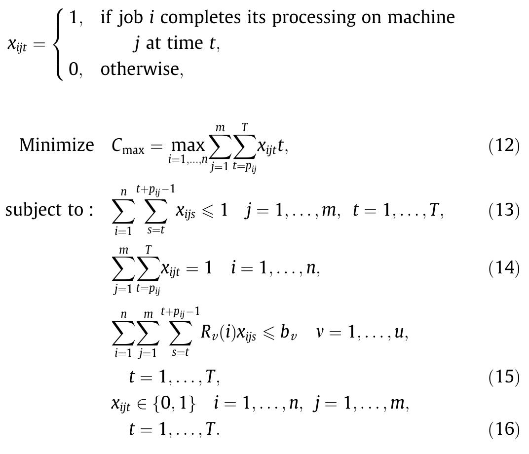 (PDF) Parallel Machine Scheduling with Additional Resources: A ...