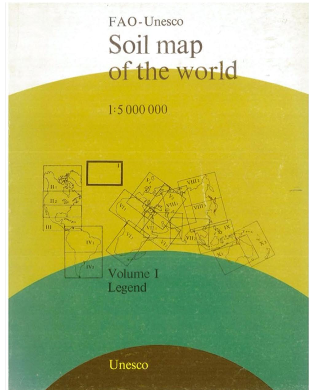 Soil Map The fao-unesco soil map of the world, a first immense effort