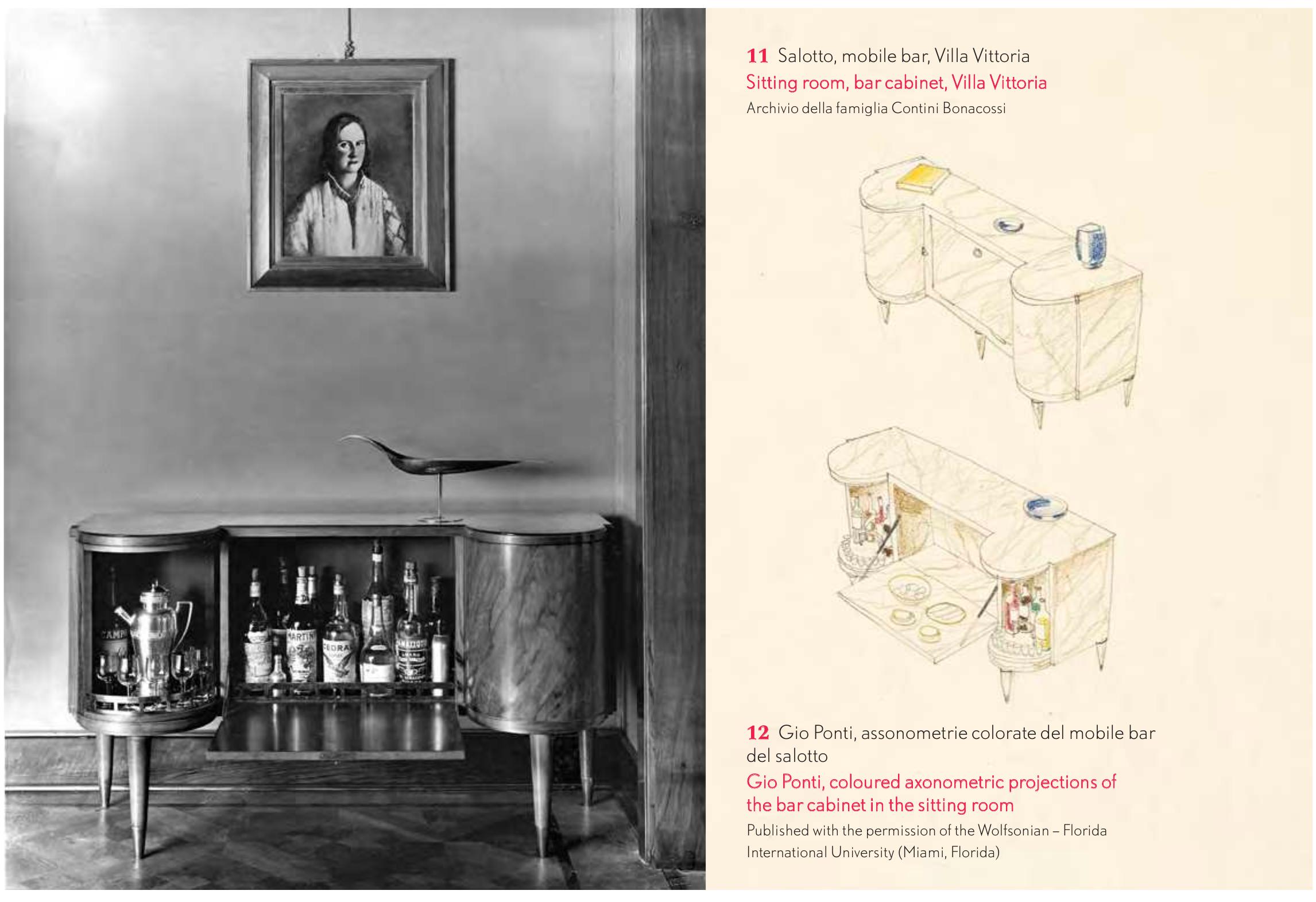 Ponti entrusts the softness of the leather covering, which envelops the two armchairs, the sofa, the benches and the coffee table, with the task of em- phasising taut and enclosed geometric shapes: a hor- izontal blade curving upwards at the sides, a sort of seating archetype. The task of alluding to the mould- ings of the Roman tradition is entrusted to the smal detail of the three frames that mark the legs of the  seats [ fig. 15]. The process of gradual abandonment of  models, references, even ironic allusions to classica imagery and stylistic elements is one step away, which will lead Ponti in the following years to seek in the perfect, structurally validated shape the essence of the concept of modernity. This seems to be demonstrat- ed by the similarity that links these furnishings to the  series of metal-framed chairs that Ponti designed for the Beltrami company in Capriolo sull’Oglio, opening  alla morbidezza del rivestimento in cuoio, che avvol- ge le due poltrone, il divano, le panche e il tavolino, il compito di sottolineare forme geometriche tese e con- chiuse: una lama orizzontale che si curva ai lati verso alto, una sorta di archetipo della seduta. I] compito di alludere alle modanature della tradizione romana e demandato al minuto dettaglio delle tre cornicette che scandiscono le gambe delle sedute [fig. 15]. II processo di progressivo abbandono dei modelli, dei riferimenti, dei pur ironici accenni all’immaginario e agli stilemi classicheggianti é a un passo da uno scarto, che portera negli anni seguenti Ponti a ricercare nella forma per- fetta, strutturalmente giustificata, l’essenza del con- cetto di moderno. Pare dimostrarlo la somiglianza che lega questi arredi alla serie di sedute a struttura metal- lica che Ponti disegna per la ditta Beltrami di Caprio- lo sull’Oglio, aprendo un canale diretto fra la propria 