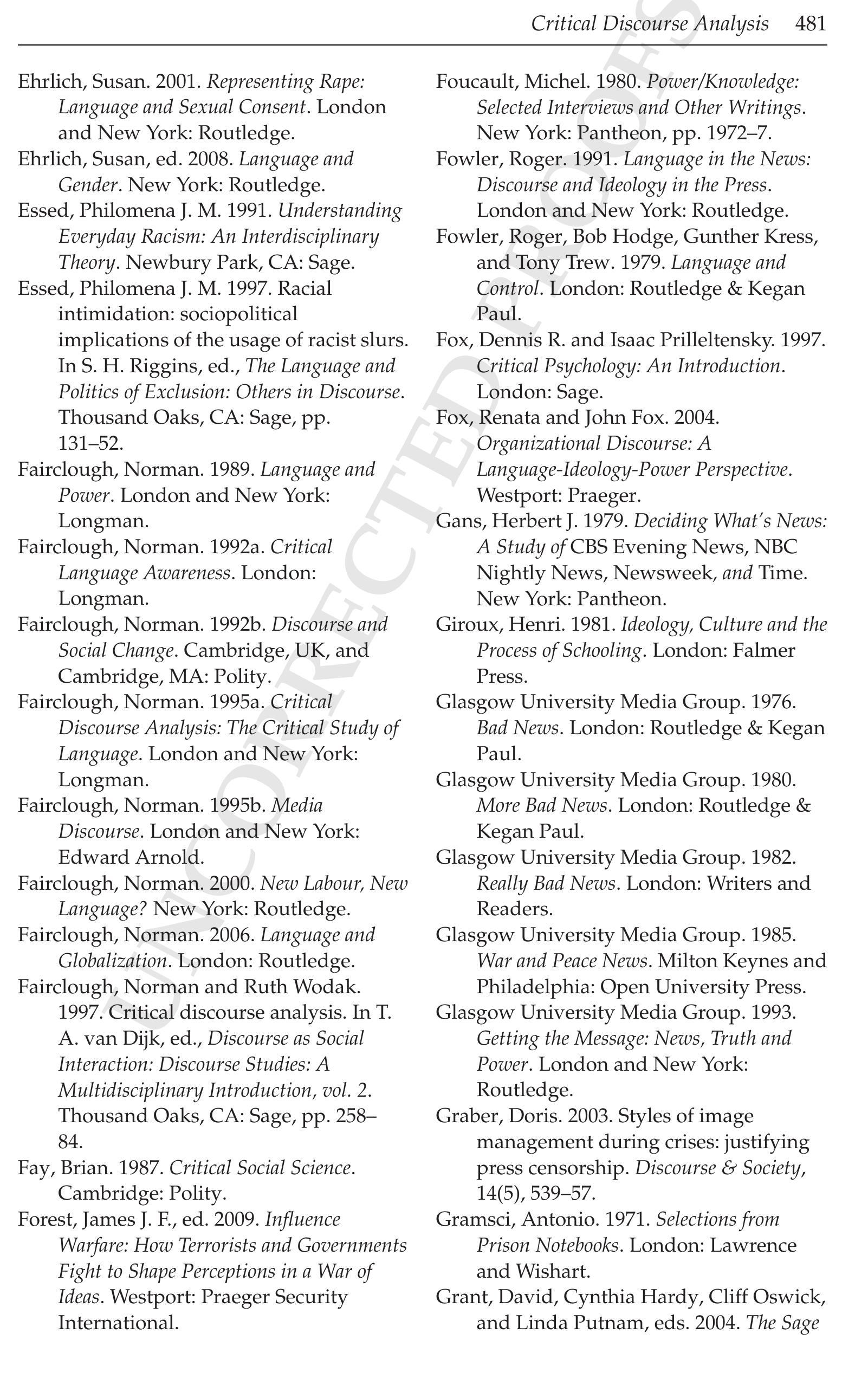 (PDF) Critical Discourse Analysis TEUN A . VAN DIJK 0 Introduction ...