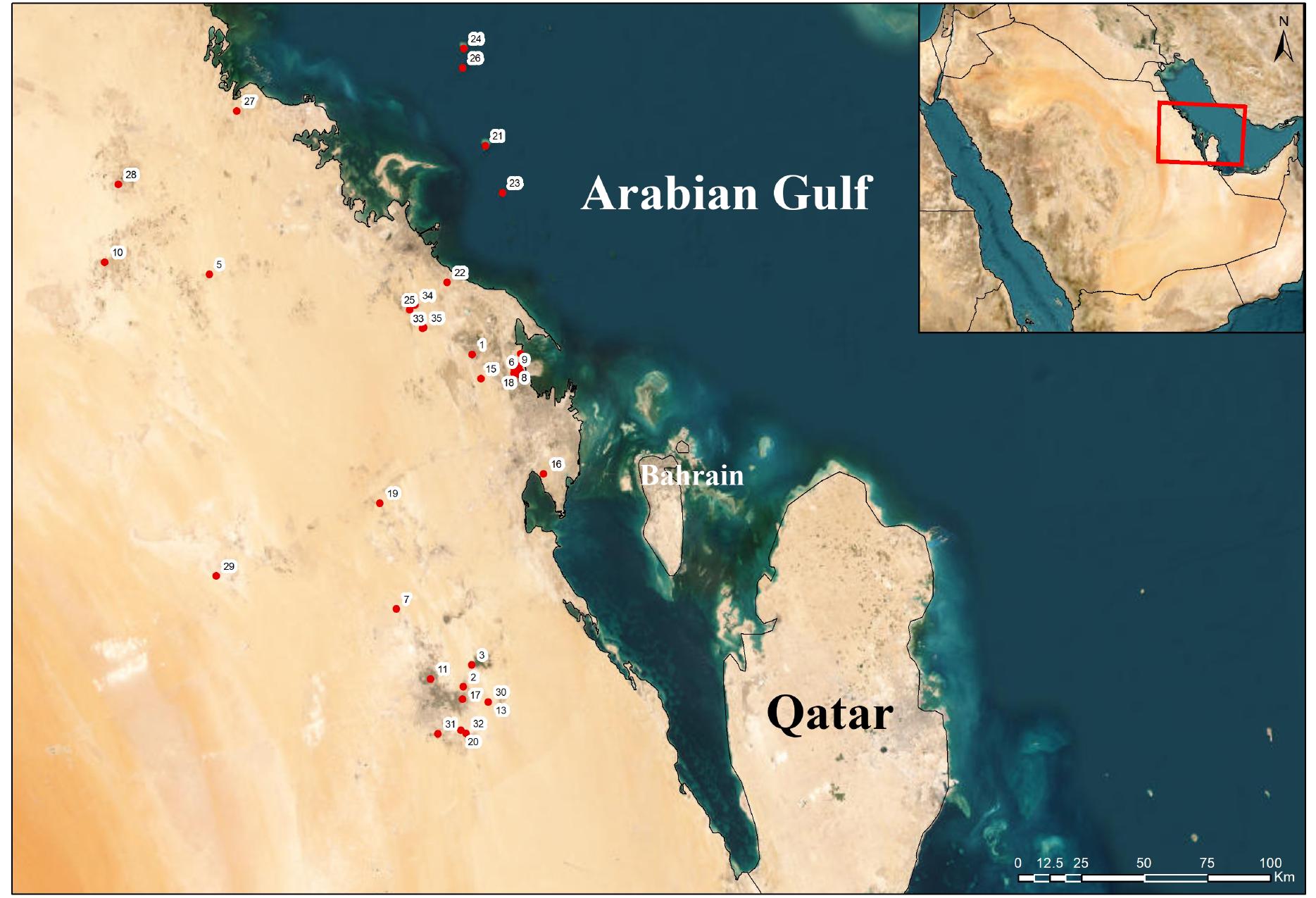 Oara Map (PDF) Reptiles and Amphibians along the Coastal Area of the Eastern ...