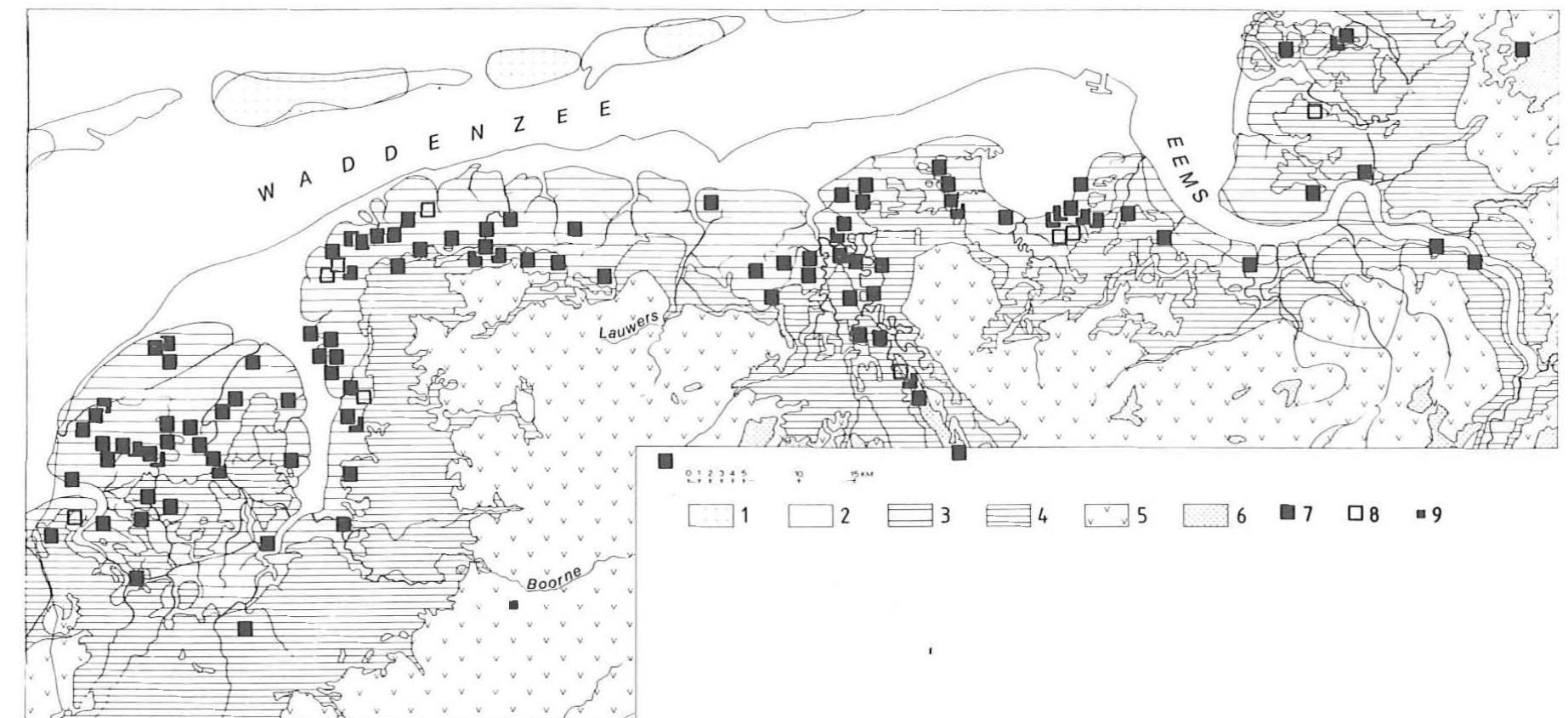 Palaeogeographic map of the coastal region of the northem