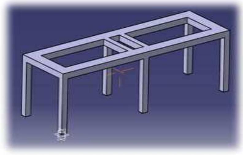 3: supporting frame the whole assembly is mounted on this