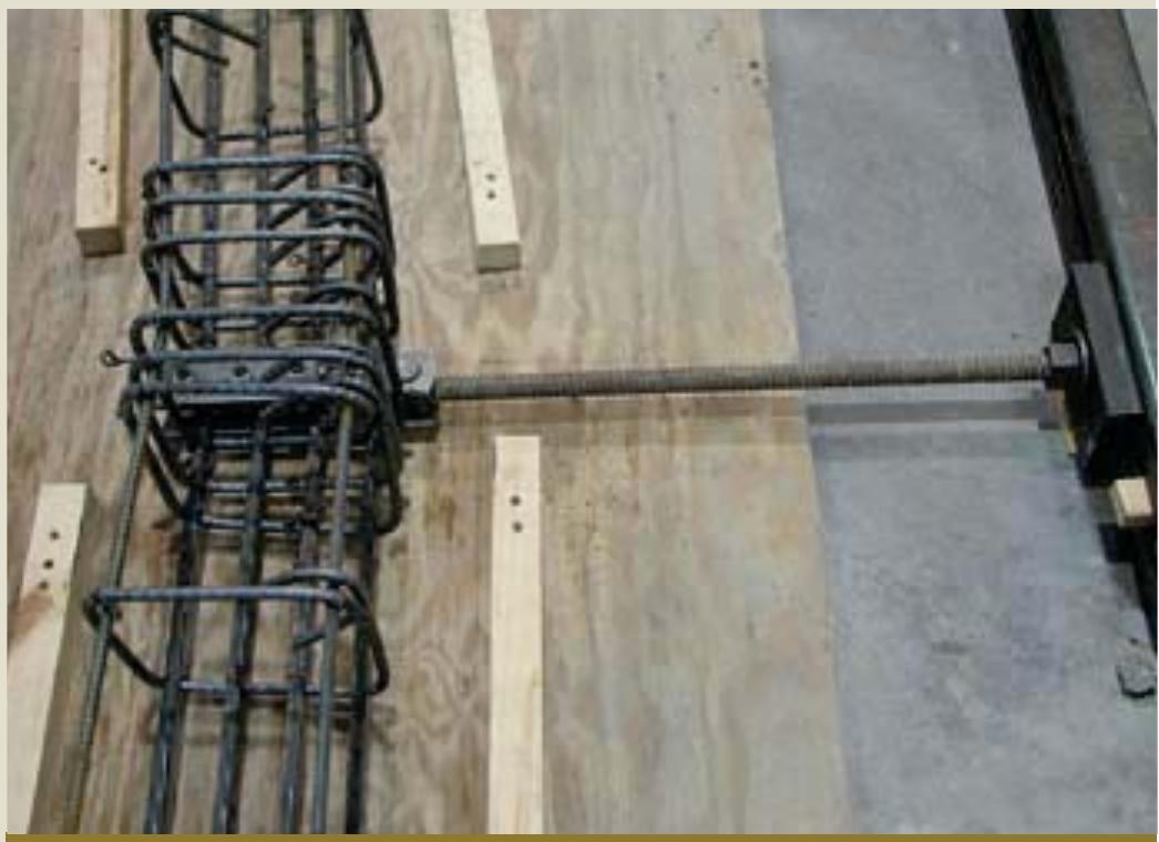 This drawing illustrates the bridge cross section at center