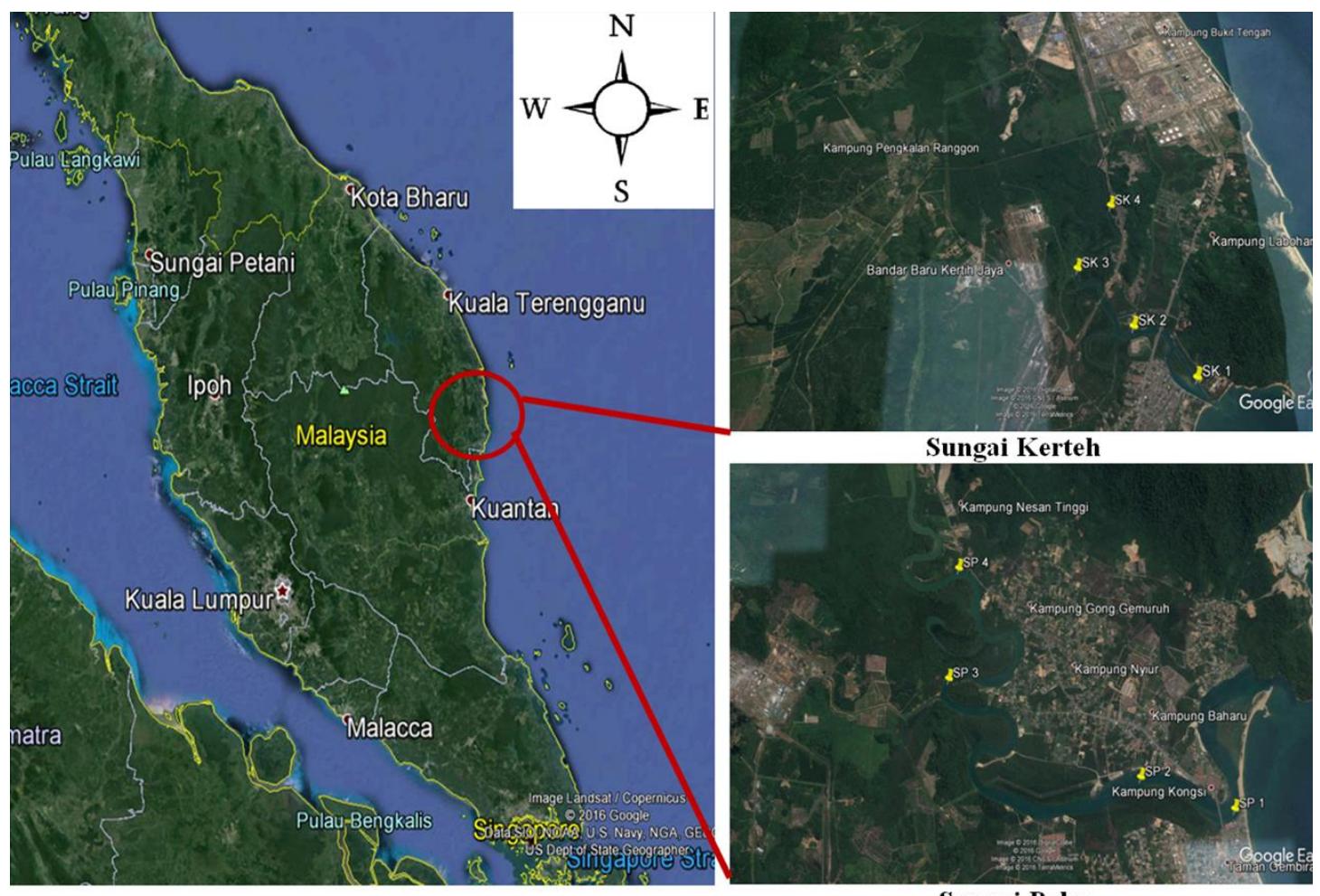 Paka Map (PDF) Determination of Heavy Metals in Water Samples from Sungai Kerteh ...