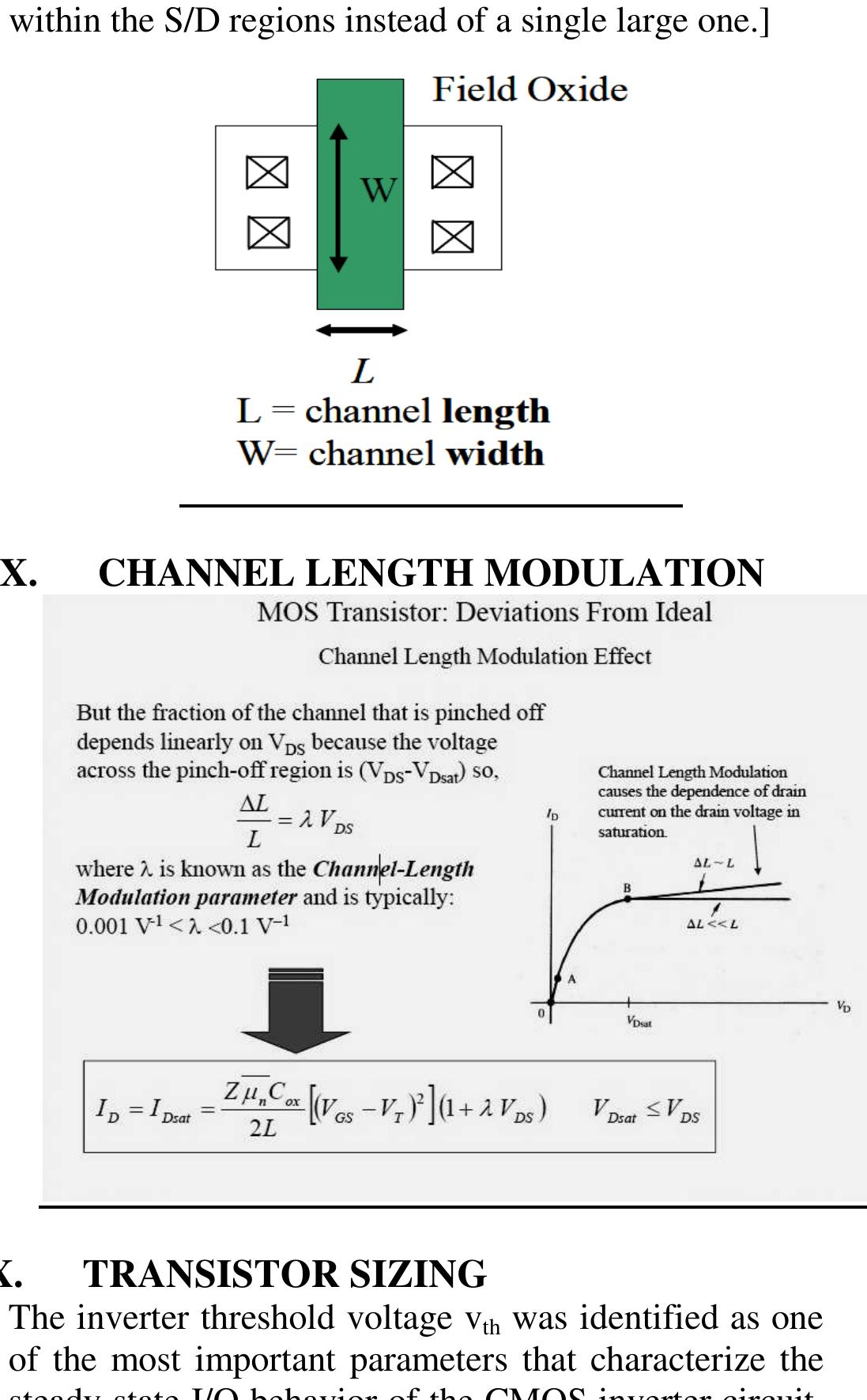 Figure 3 - Design of CMOS Inverter Using Different Aspect