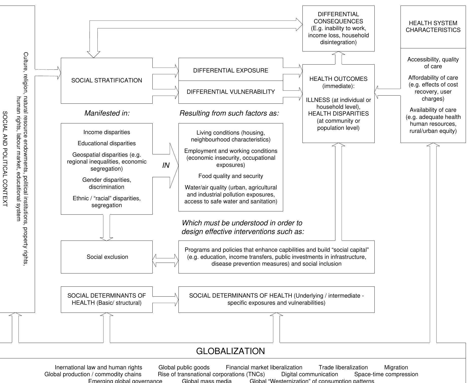 (PDF) Globalization and social determinants of health: Promoting health ...
