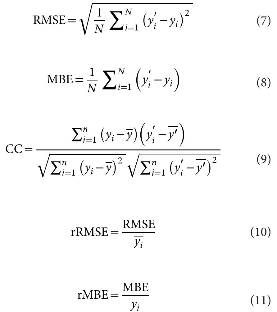 Mbe Error Three metrics were used to evaluate the results: correlation