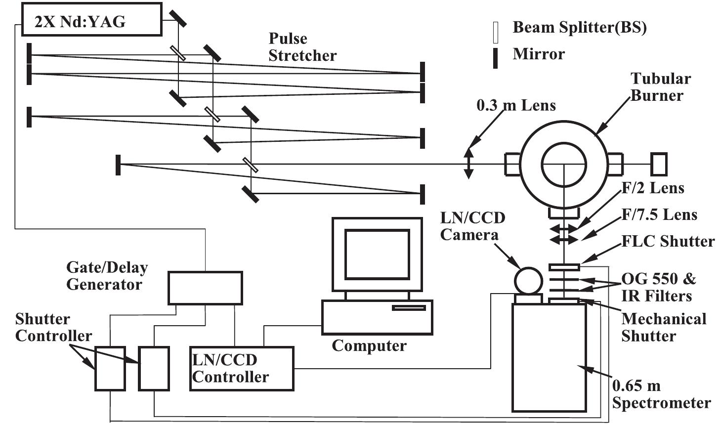 Schematic of the visible raman scattering system. reprinted