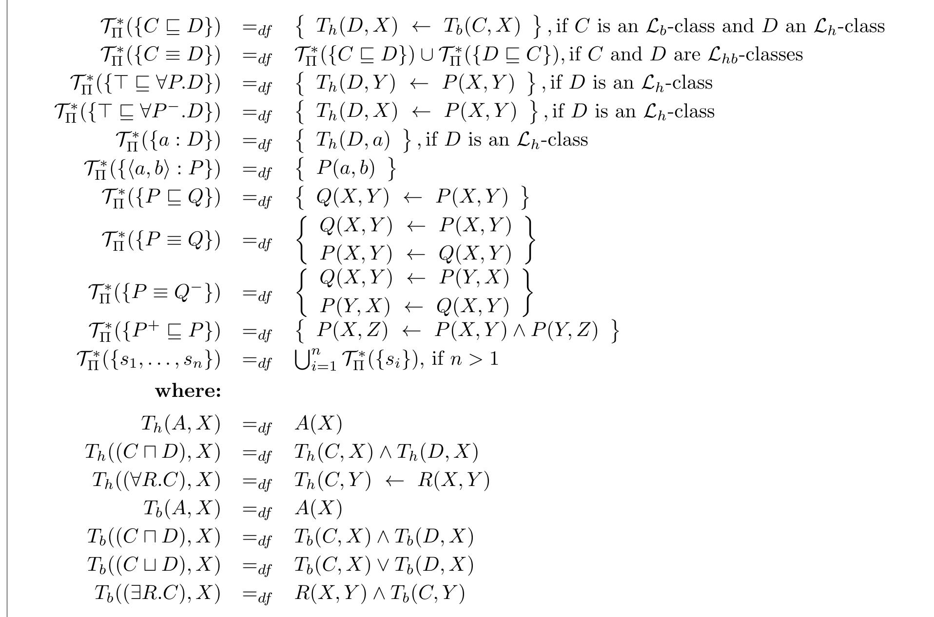 Stringent Rules Mapping from dl ontologies to delp strict rules