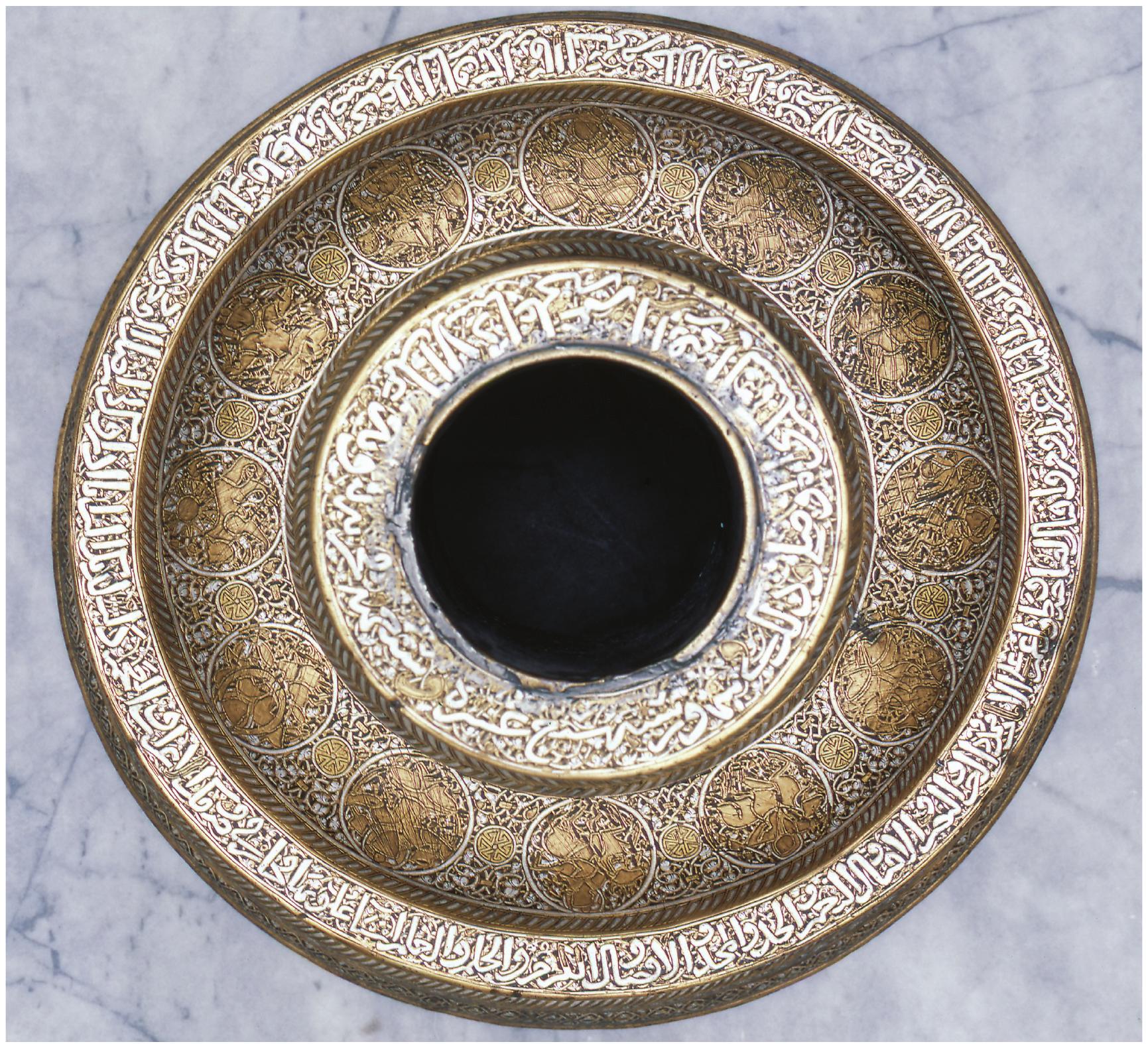 The candlestick at fig. 16 from above showing the