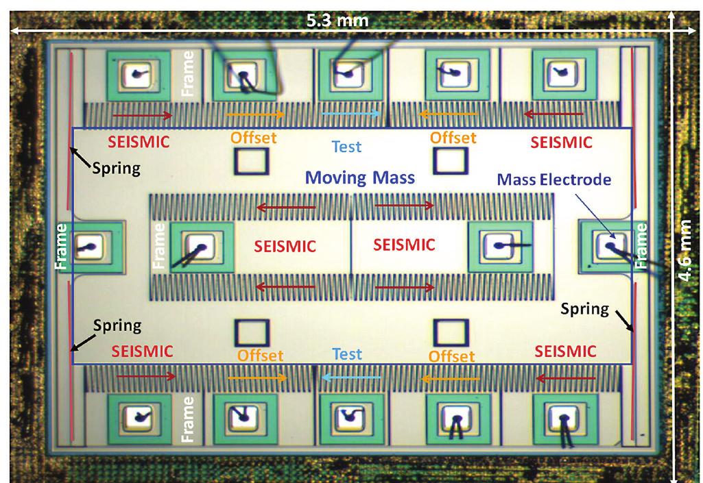 Figure 3 - A high-sensitivity MEMS-based accelerometer