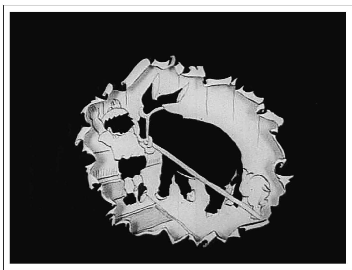 4IUW LVIUVICS LVIUVE ALLEL ULIC VWWal.  Leventhal was the instigator, but Bray enthusiastically latched on to the idea and developed an entire unit for educational animations, which included Dean Parmelee, Jack Norling, Francis Goldman, Jameison Handy, and Max Fleischer.” With the outbreak of war, Bray—not one to let an opportunity pass—presented this unit’s potential to the government, which immediately enlisted Leventhal and Fleischer in the U.S. Army Signal Corps, much to Bray’s chagrin.”” At Fort Sill, Oklahoma, Leventhal and Fleischer made training films for the armed forces that featured this new genre of animation, especially useful for mapmaking and dem- onstrating how to use weaponry.’* Meanwhile, Bray Studios continued to present animated diagrams in the Pictographs, eventually releasing around four dozen such films between 1917 and 1920, culminating in the twelve-reel 1919 opus, Ele- ments of the Automobile.” To depict and animate any given object or process, these technical films used many different devices, including the sectional drawing (or cutaway drawing), which would allow audiences to see inside a solid body. Ele- ments of the Automobile, for example, shows how pistons work by “revealing” the inside of an engine. This trope even found its way to entertainment cartoons, as in Tanks, when we see a sectional view of the inside of Bobby Bumps’s homemade panzer (fig. 1.6).8° After the war, Bray focused his attention mostly on educational 