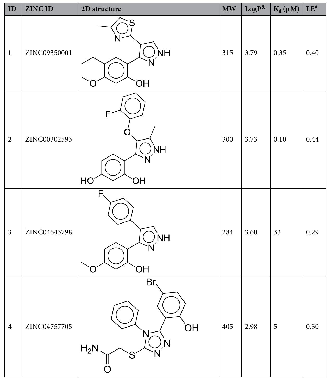 Classification of hsp90n structures based on leu-107. (a)