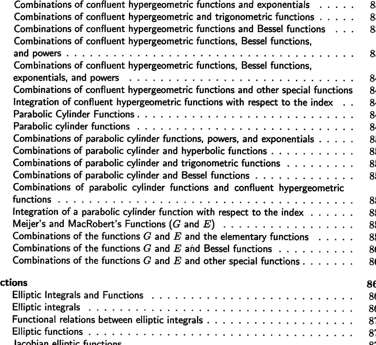 PDF) Tables of Integrals, Series, and Products