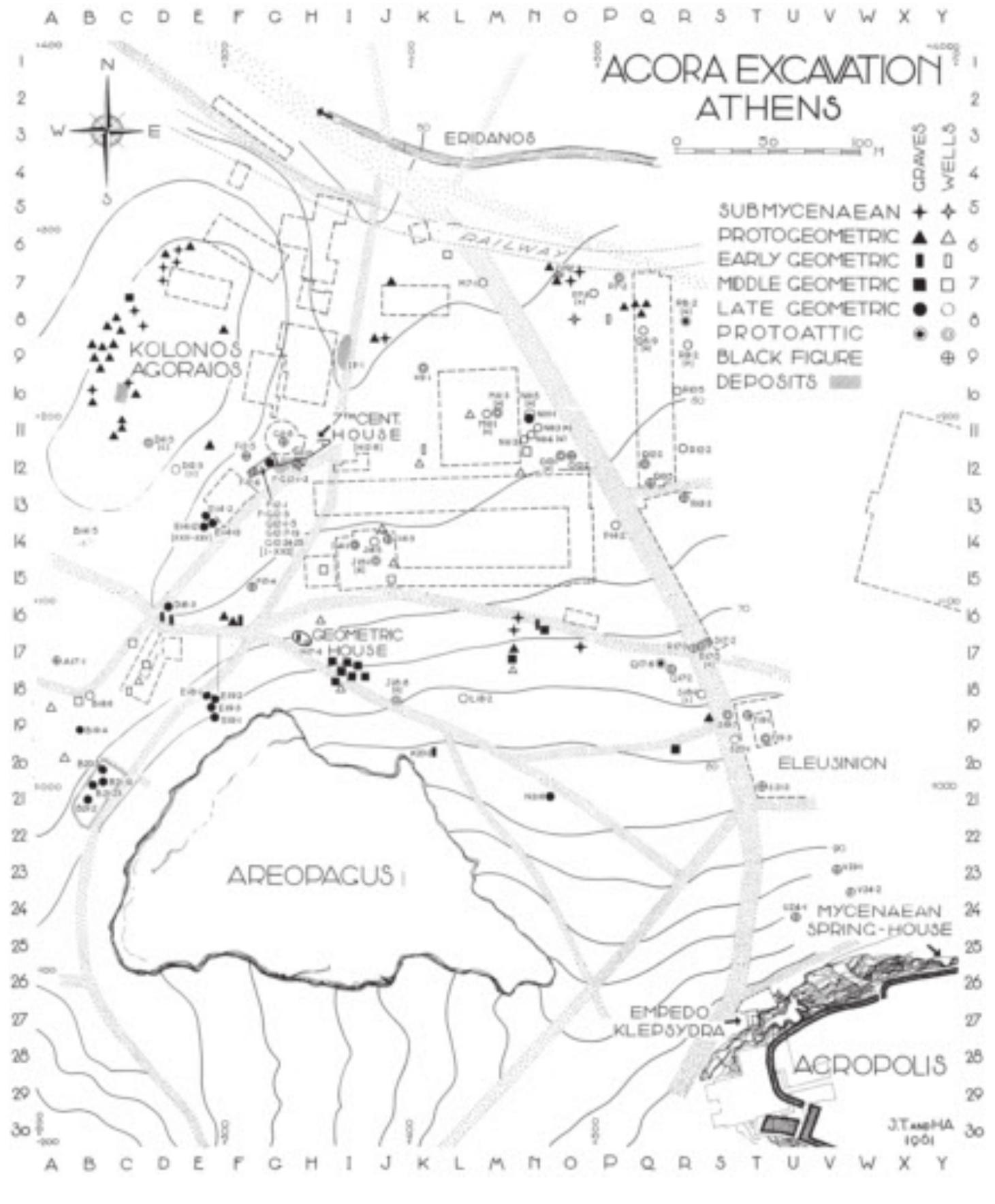 The point that I want to emphasise here, as others have already pointed out,” is that the cult on the Athenian Acropolis was certainly a loca. cult closely associated with the Athenian elite, anc that the Late Geometric pottery may suggest that aristocratic commensal dinning was practised or he Acropolis. In the next section, I will therefore focus on the contemporary Athenian elite, looking particularly at the aristocratic context that is closes’ to the Acropolis, the so-called Areopagos Ova:  House.  uncovered, had they been present there.2° Another explanation for the presence of these vessels has been that they originated from elsewhere in Athens and ended up on the Acropolis as part of the soil used in the fill for the Archaic temple.?! However, since some of the sherds were found in the Persian destruction debris deposits, this could not have been the case.?2  The point that I want to emphasise here, as 