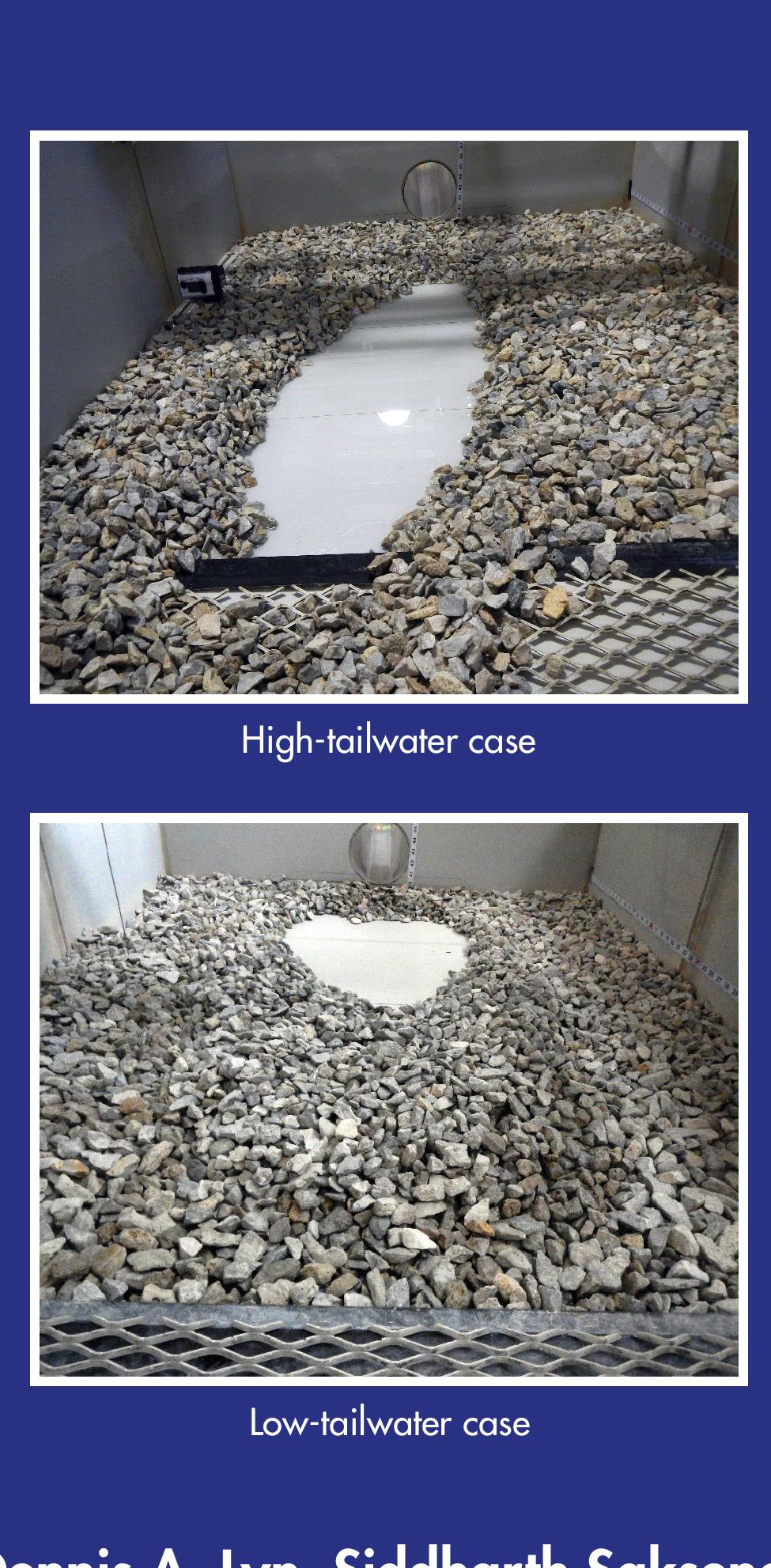 Figure 12 - from A Laboratory Study of Apron-Riprap Design