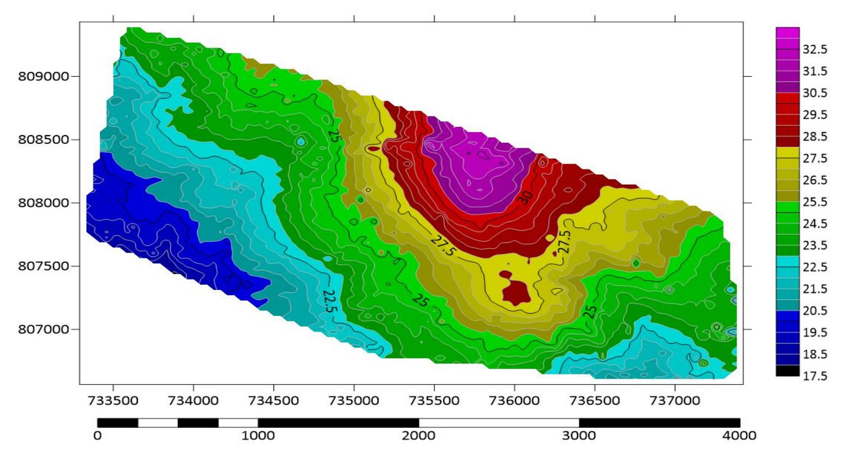Geoidal Maps Figure 10 - from Modelling Local Geoid Undulations Using
