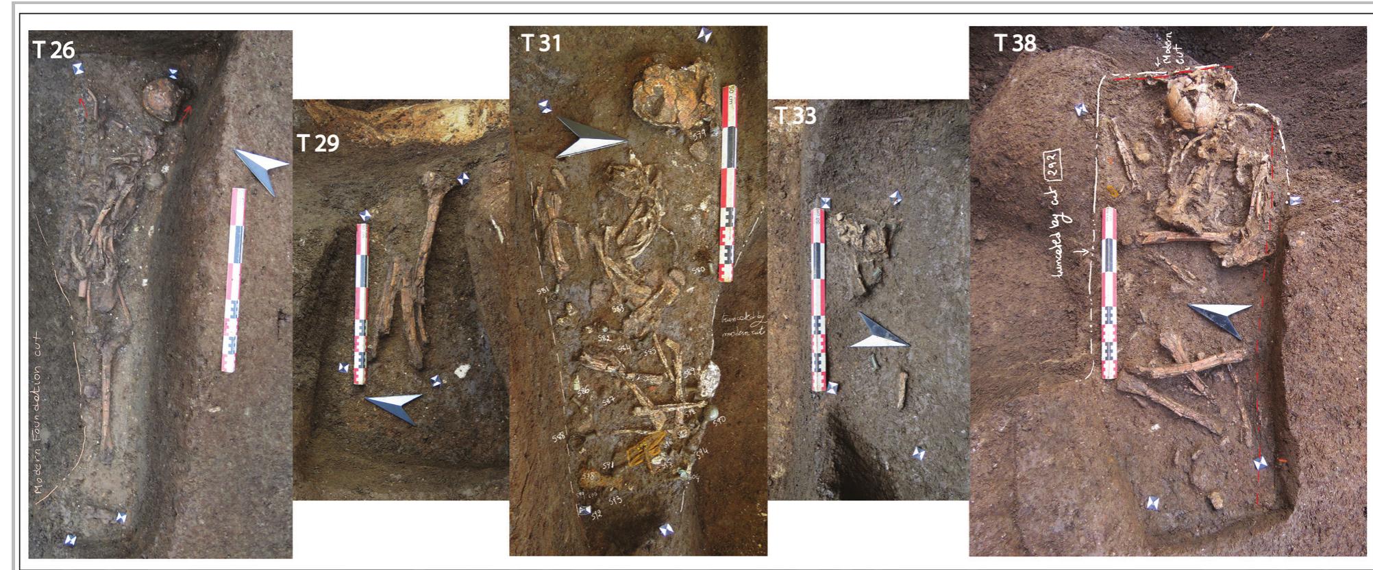 Fig. 27- Tombs 26, 29, 31, 33, and 38 (first century AD). 