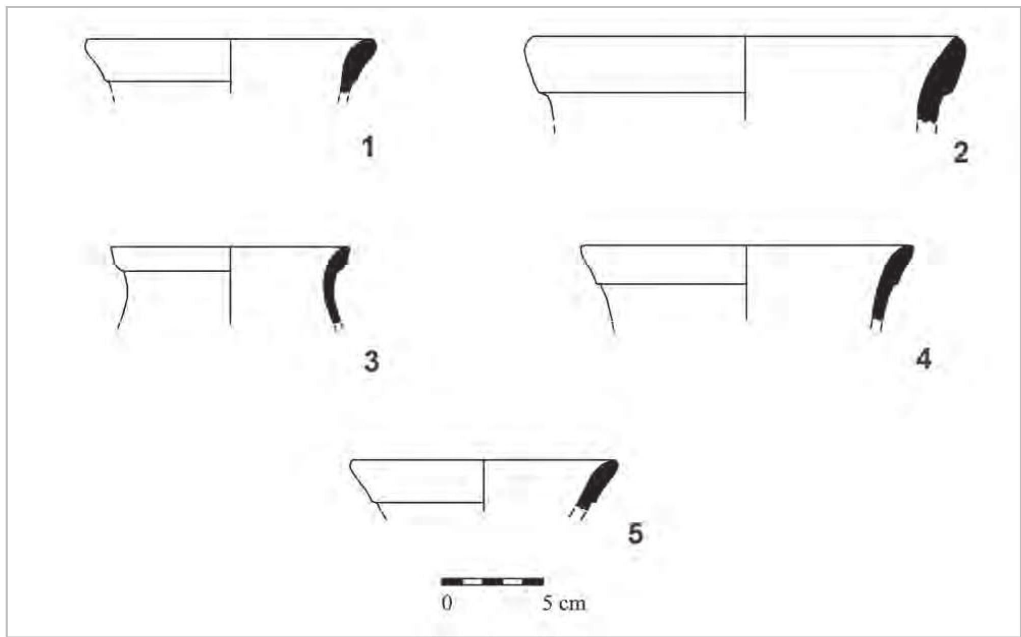 Pl. 1- Middle Bronze Age I-II pottery found in Area 2/1 and 2/2. 