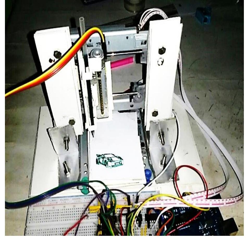 Plotter Fig (PDF) DESIGN AND FABRICATION OF A MINI CNC PLOTTER MACHINE