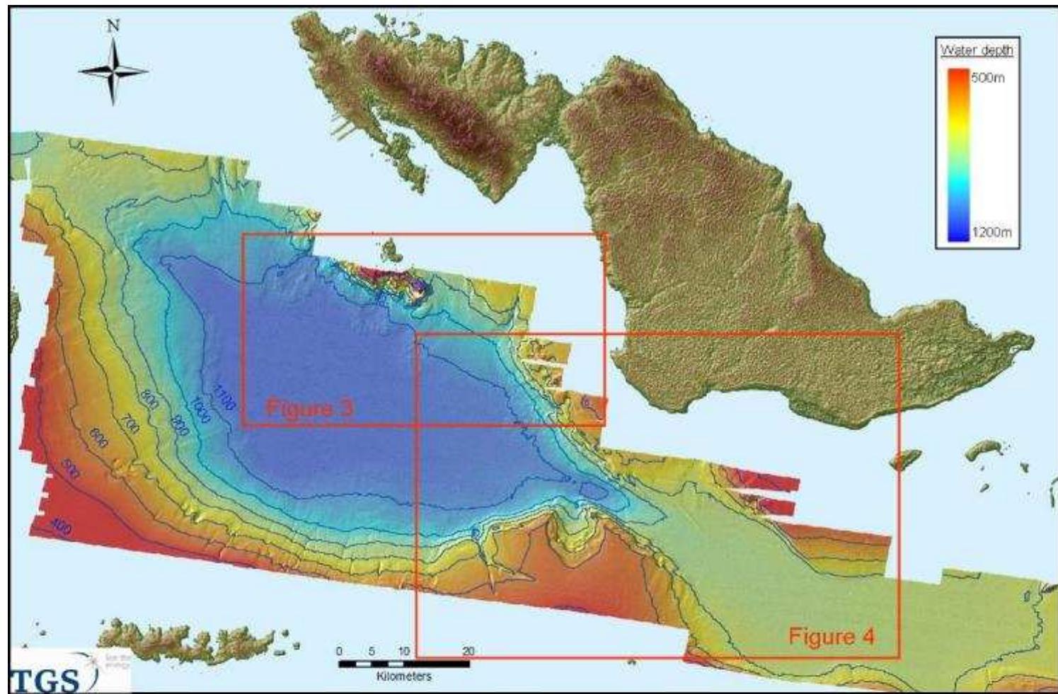 Multibeam Data Example Figure 46 - from New insights into the geological evolution