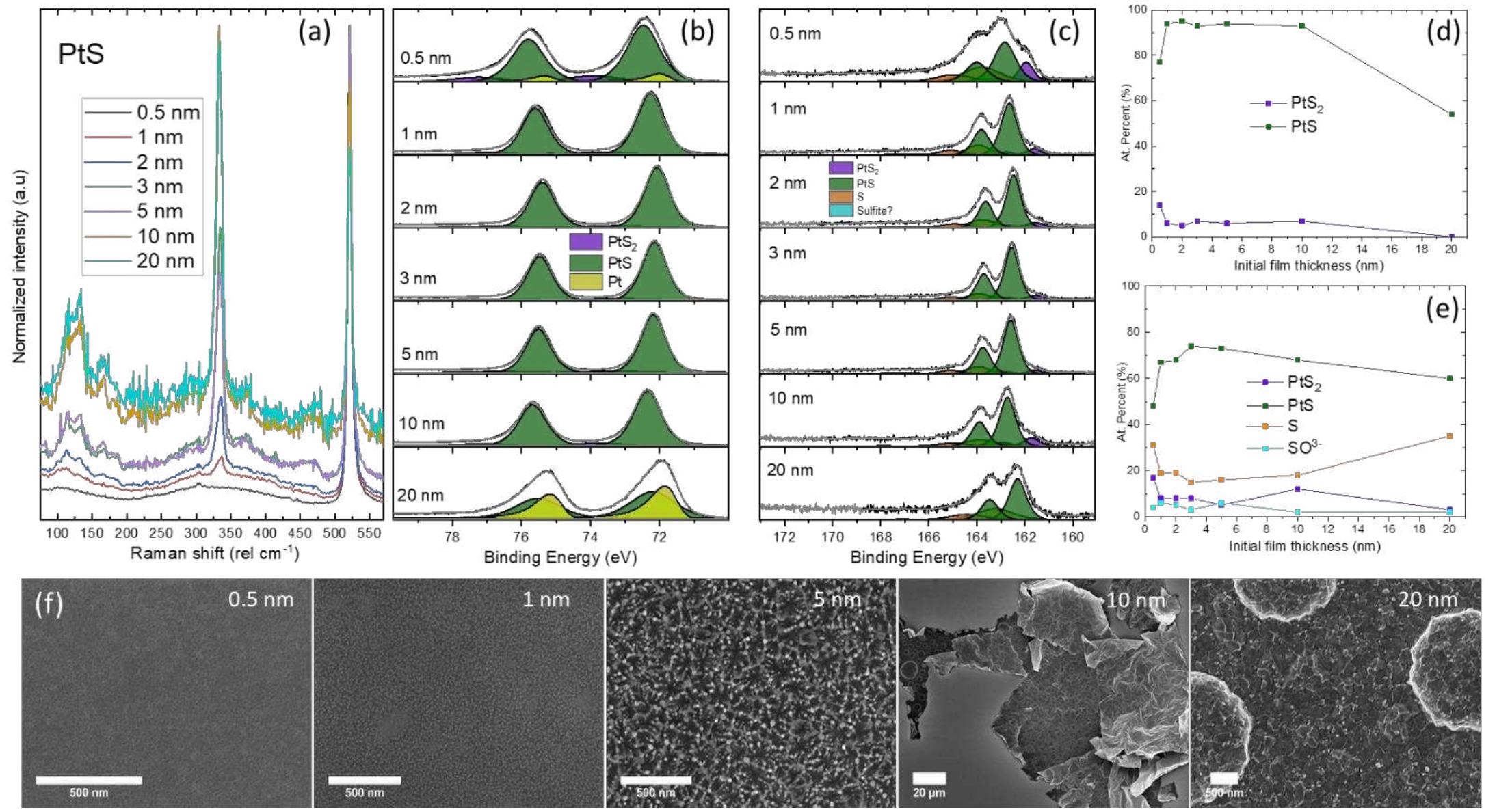 Pts2 Raman Complementary raman and xps. fig. 4 shows the xps and raman