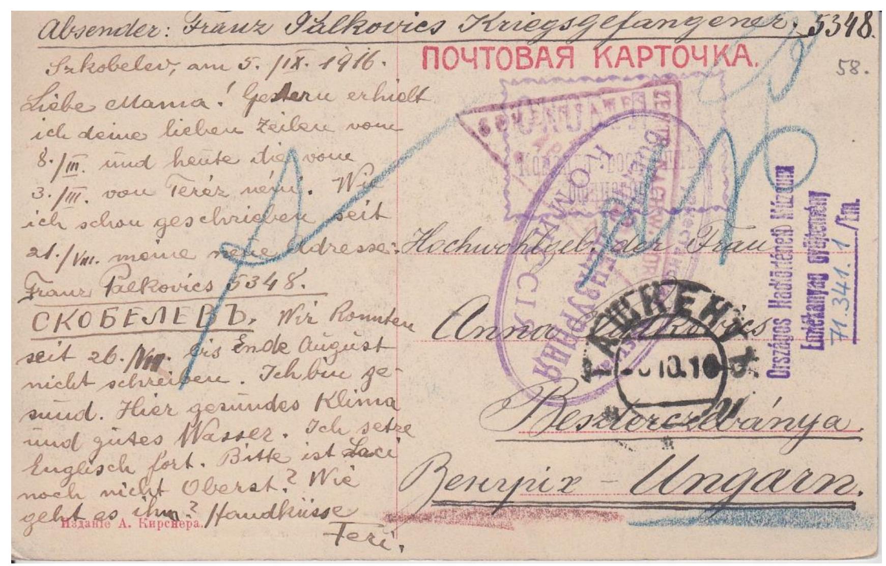 (PDF) Austro-Hungarian Prisoners of War during World War I in the ...