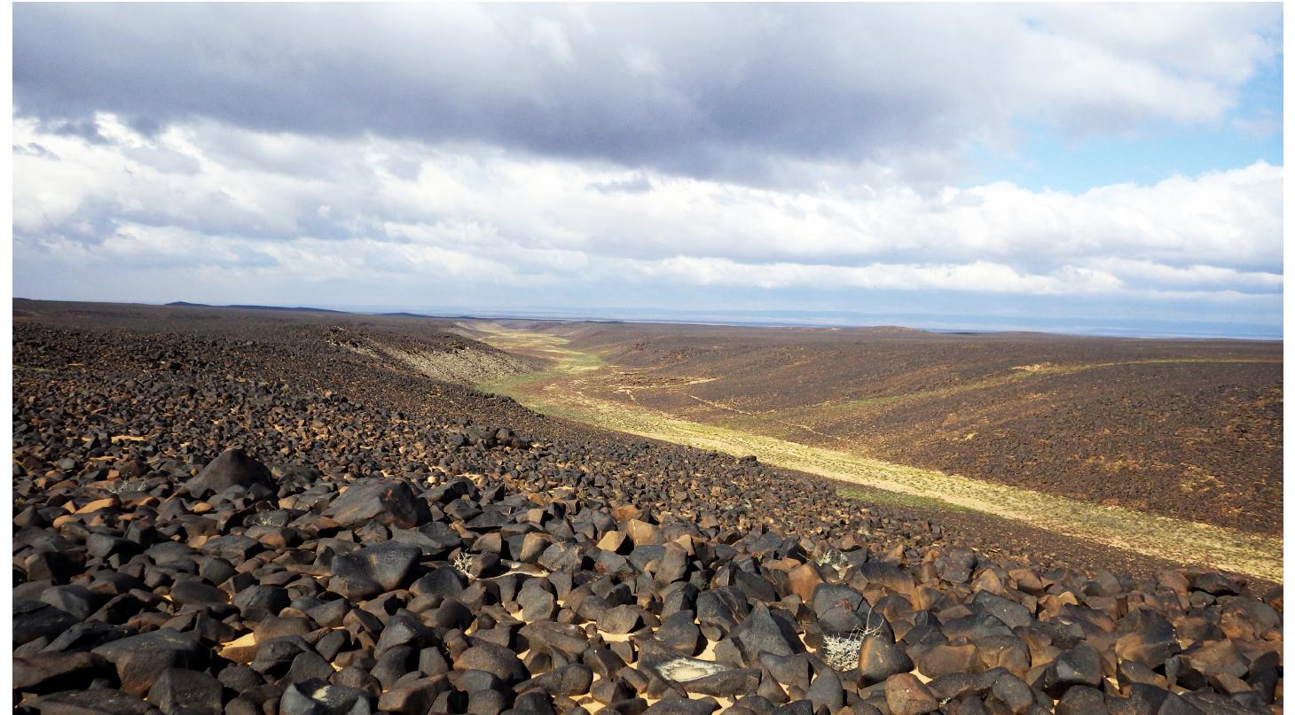 Figure 3: View of Wadi Salma (Photograph: A. Al-Manaser). 
