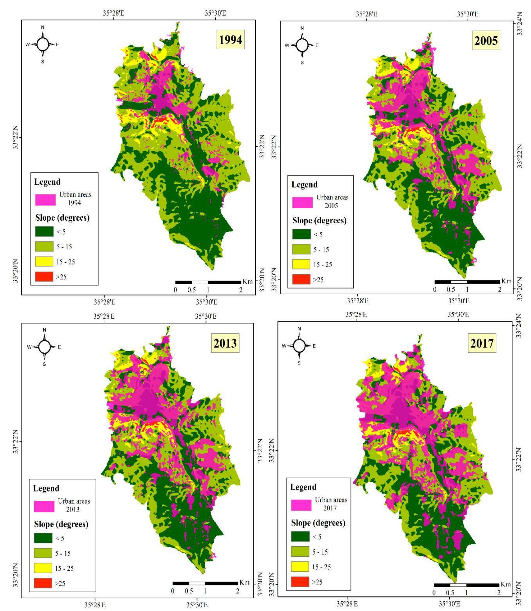 Increased Slope (PDF) Analysis of Evolution and Morphology of Urban and Road Networks ...