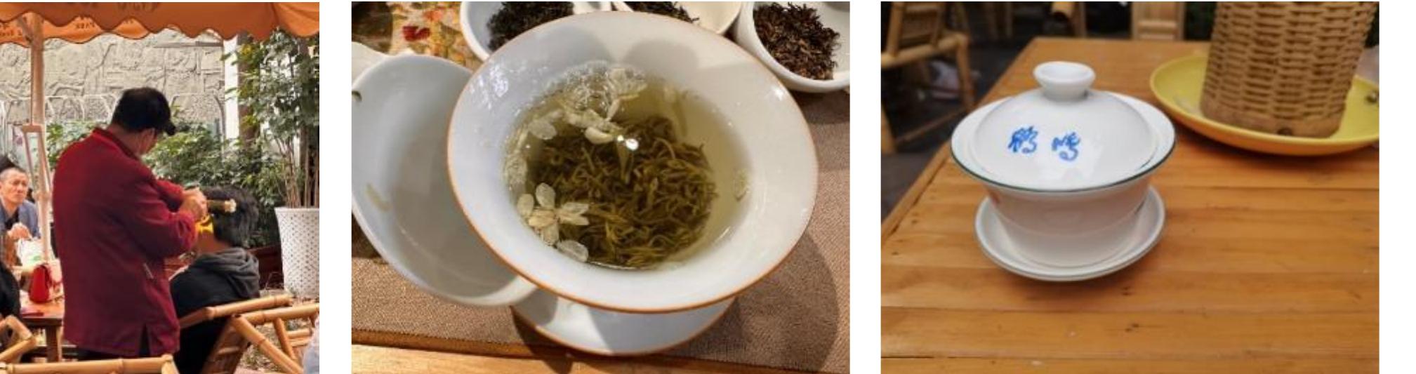 teahouse. For me, “He-Ming” represents a fragrance of jasmine under dappled sun- light, an afternoon with my family and friends, the struggle and reconciliation be-  tween me and the place. 