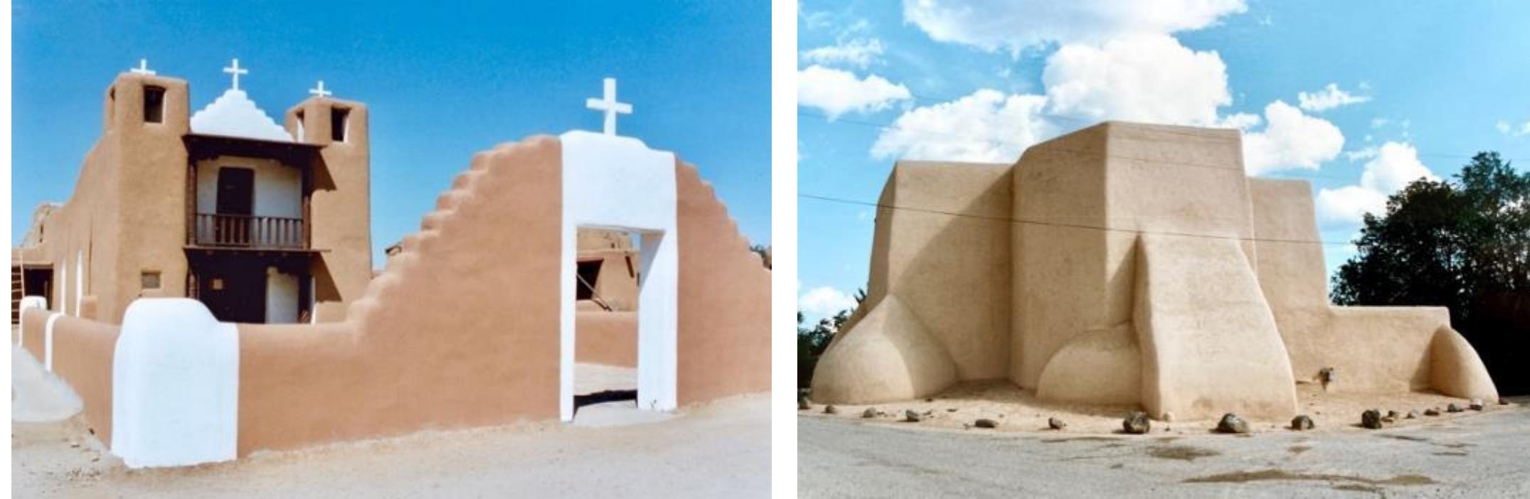 spirit, and perspectival treatises of the fif- teenth and sixteenth centuries incorporated grids.  to remind Anglo-Europeans of what they had lost [15].  Native American and Hispanic-Chris- tian adobe chapels and churches are ubiq- uitous in New Mexico, and folk art retaro figures of saints and flat, brightly painted designs adorn their interiors. Devoted pil- grims seek relief from their suffering by walking to the Sanctuario de Chimayo to take fromits Shrine of the Holy Earth some of the sandy soil believed to bestow mira- cles. 