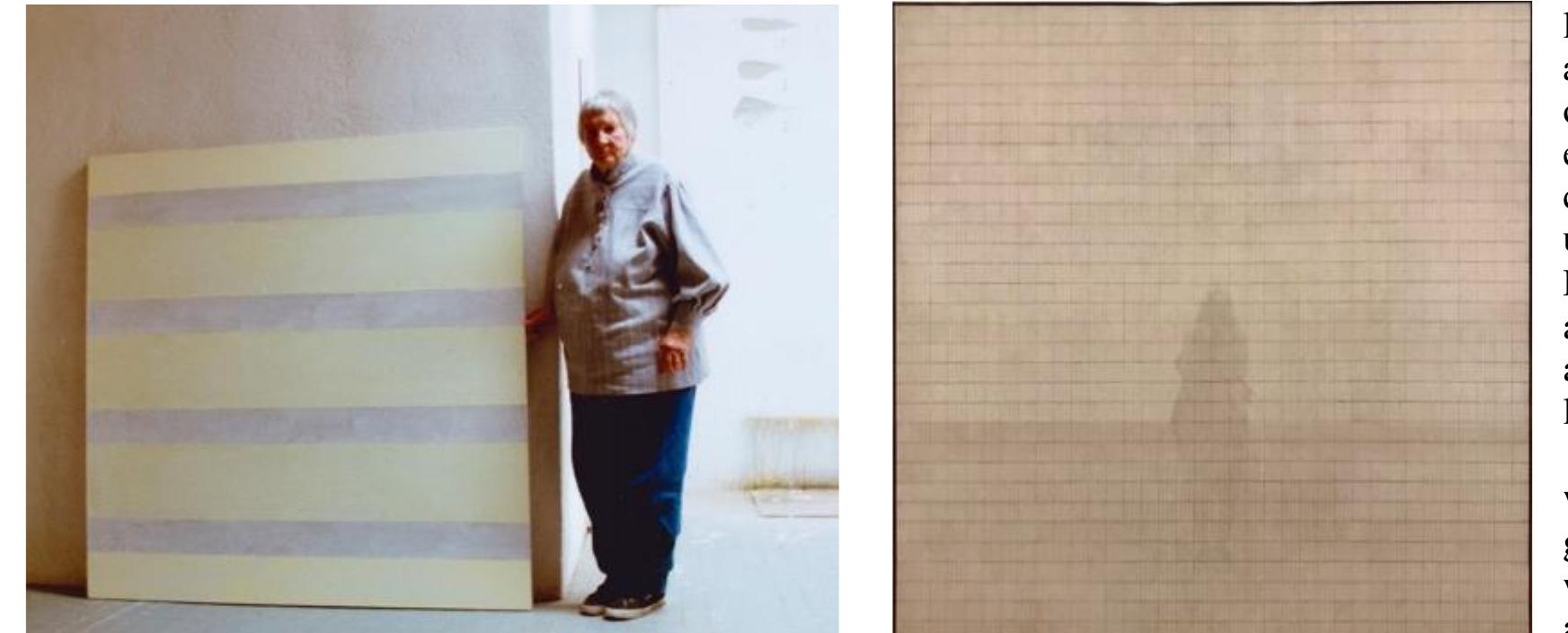 Yetin 1988 ; British art critic Peter Fuller used the theological term kenosis (self-  emptying) to describe modernist ar “self-reduction towards blankness”  ists’ [28].  He related this to an historical momentthat recurred in cosmological, theological,  mystical, and psychological writings about 1910. Fuller believed that ‘blankness’ represented a “literal wi  from this ping   reud used the term unheimlich to  refer to the shift that occurs when  the familiar becomes unfamiliar,  unsettling, and terrifying [32]. Wounding and repression cause what is homely and intimate to become unhomely and uncomfortable. In my research and conversations with Martin, I discovered she carried deep psychological damage from earlier life experiences that repeat- edly disrupted her sense of security. Trauma creates frozen time in the lives of those affected.  