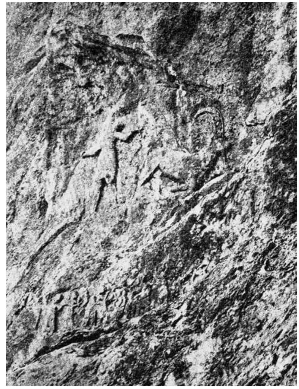 Fig. 15: Gunduk, Panels 1-2. Photograph: Bachmann, May 1914. Bachmann (1927, Taf. 32B) 
