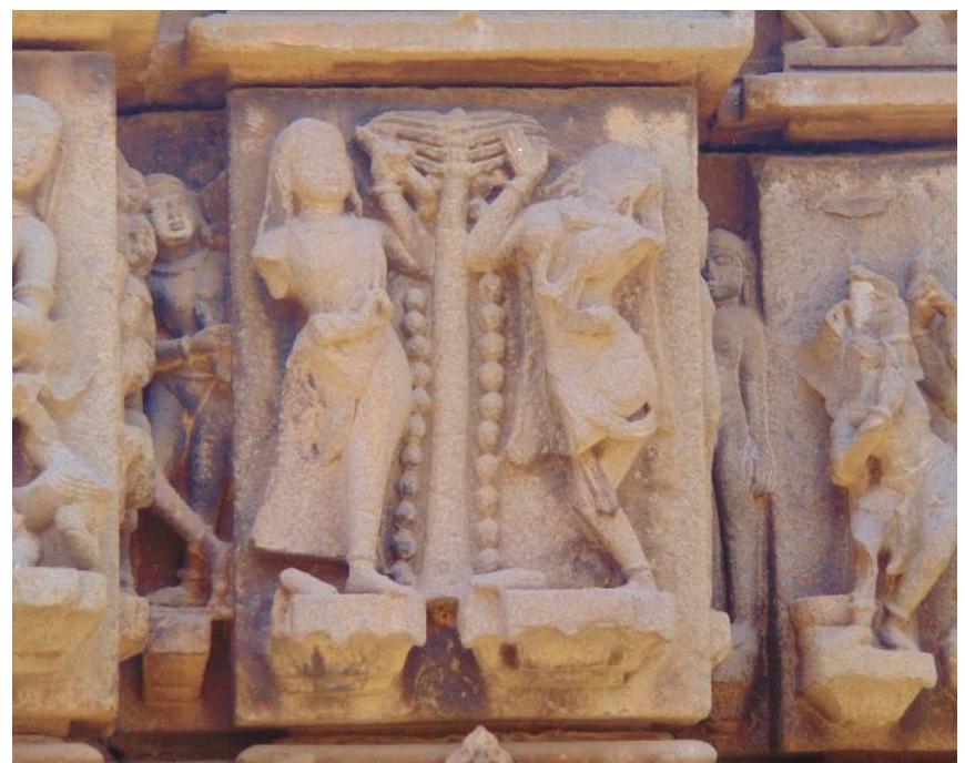 Fig.1. Kanifnath and Bahudi, Jabareswar temple, Phaltan 
