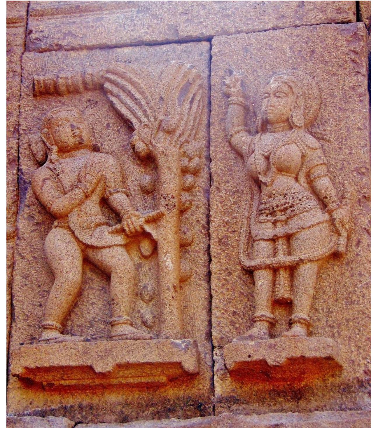 Fig. 8. Kanifnath and Bahudi, Visnu temple, Palasdev  Fig. 7. Kanifnath and Bahudi, Hanuman temple, Malshiras 