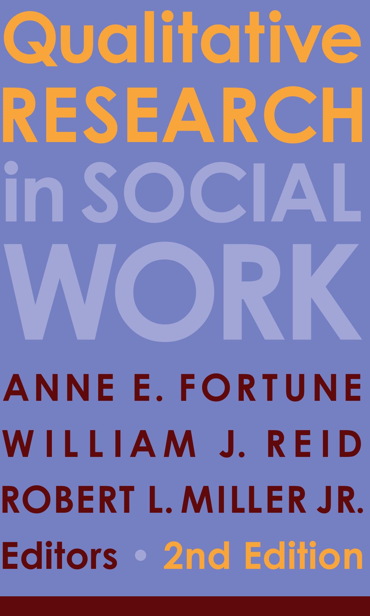 (PDF) Qualitative Research in Social Work