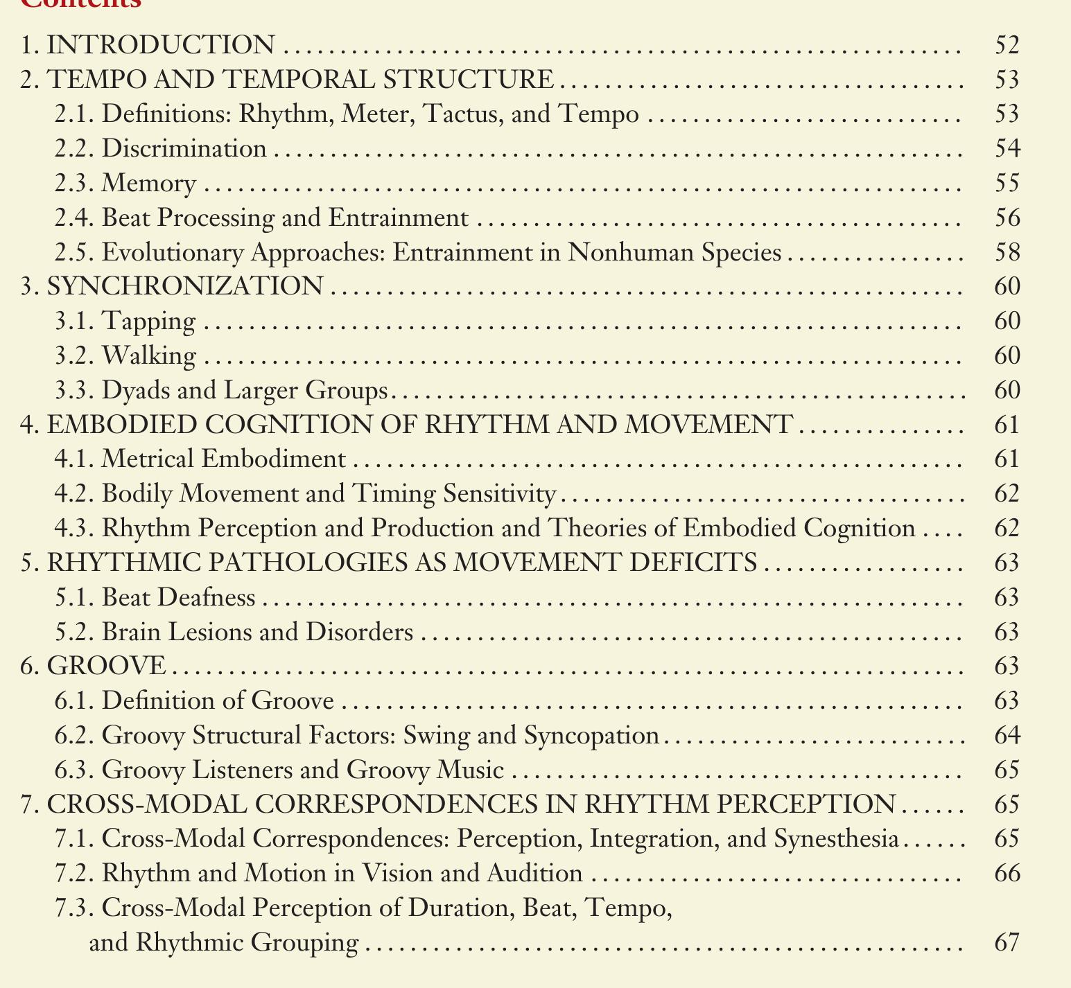 Figure 1 - The Psychology of Music: Rhythm and Movement