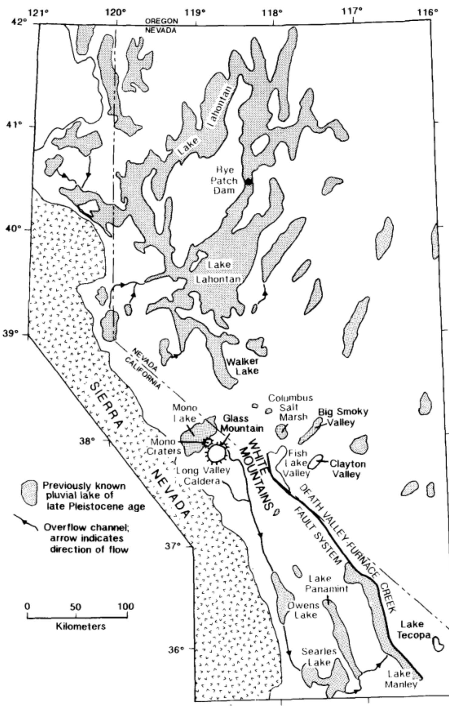 Pleistocene lakes in the western great basin [9].